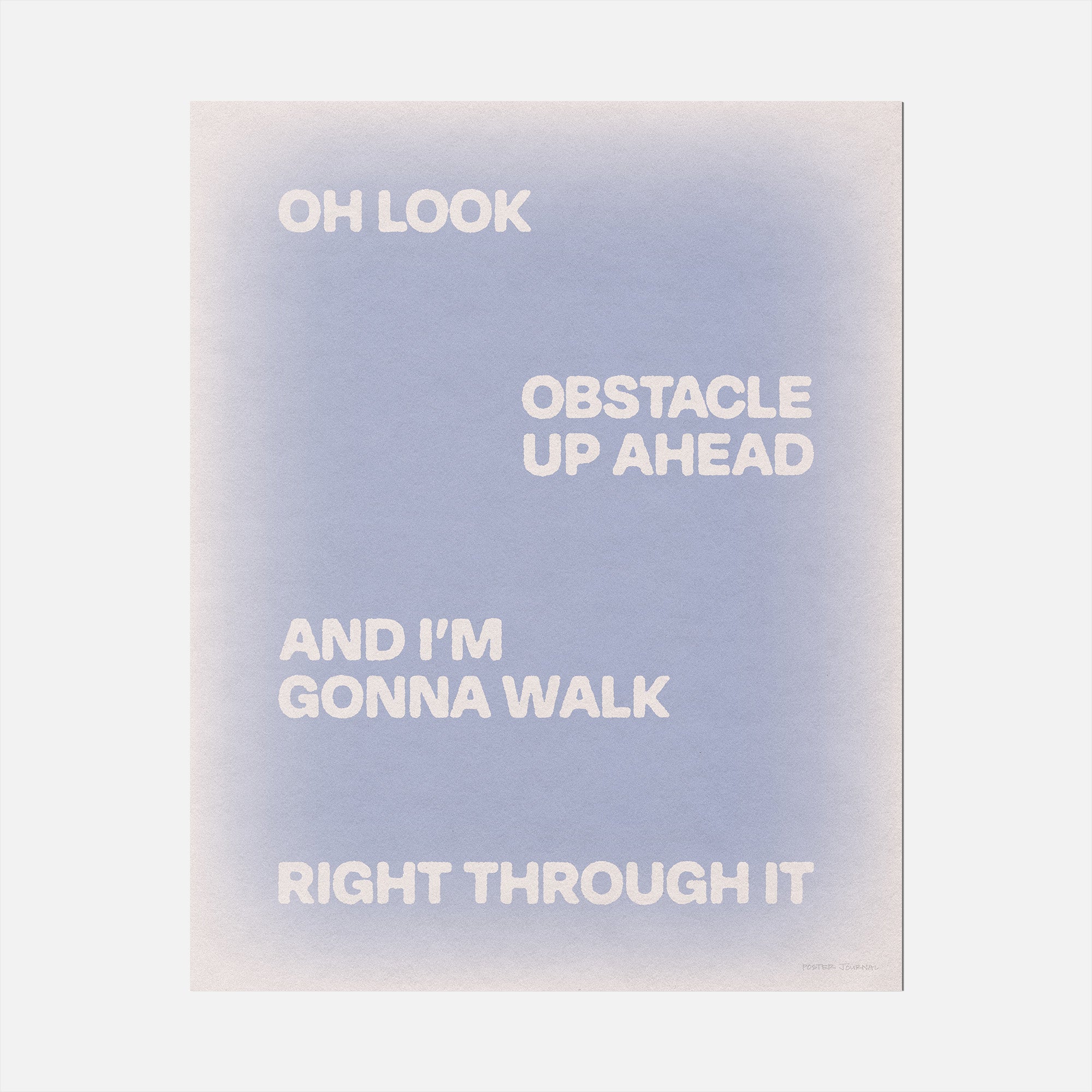 OBSTACLE PRINT