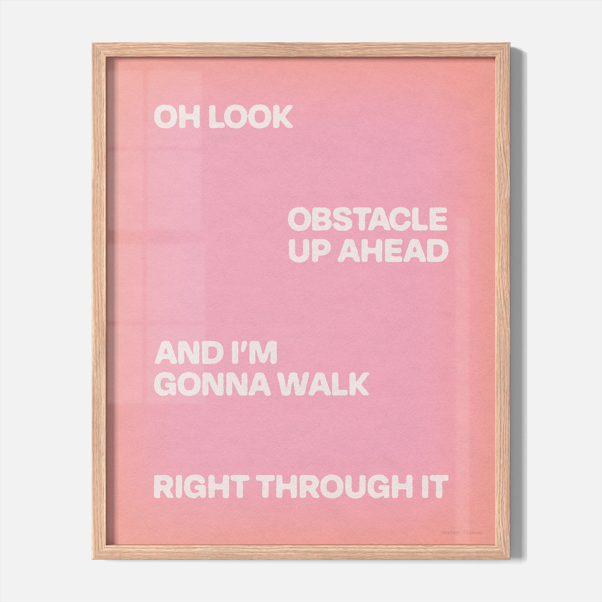 OBSTACLE PRINT