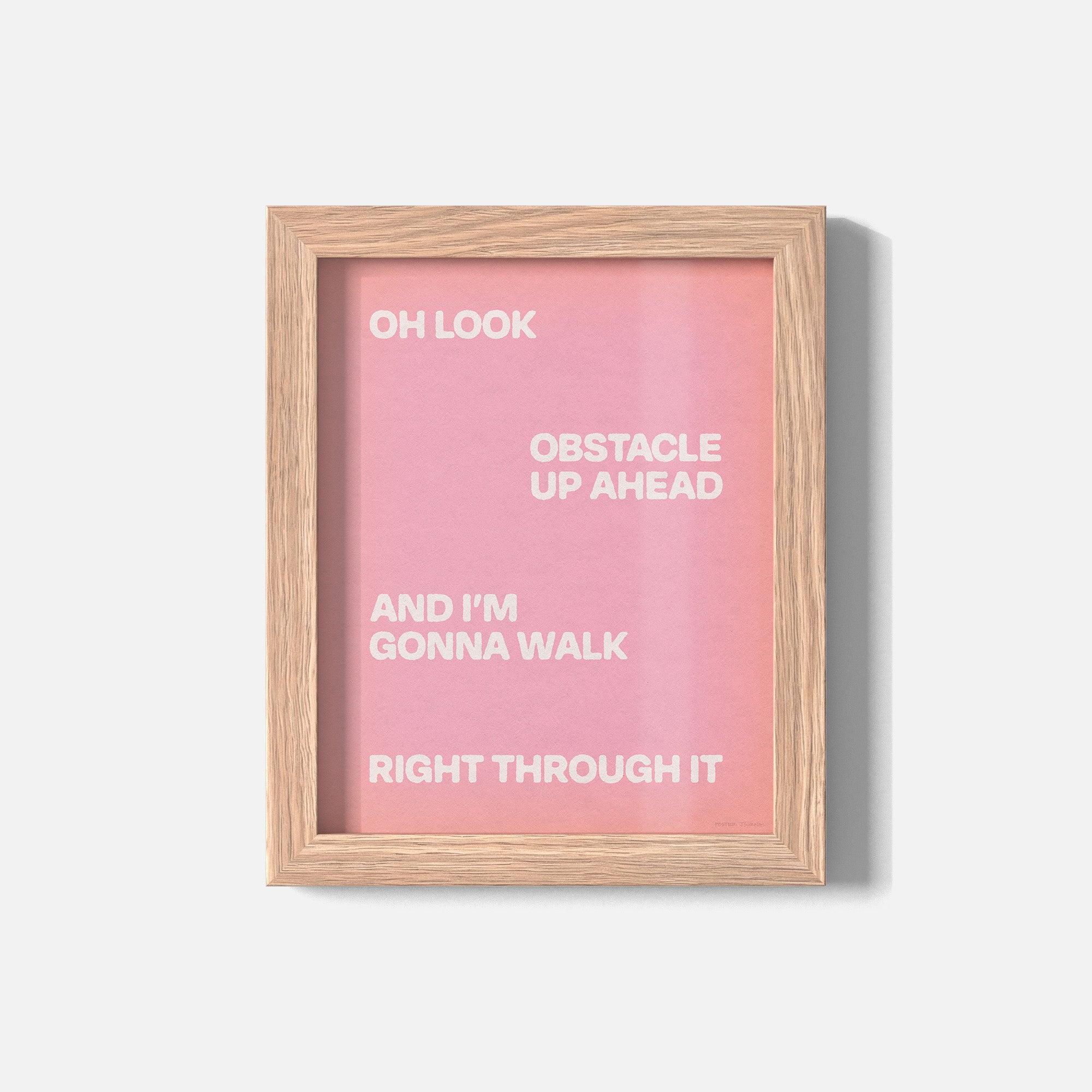 OBSTACLE PRINT