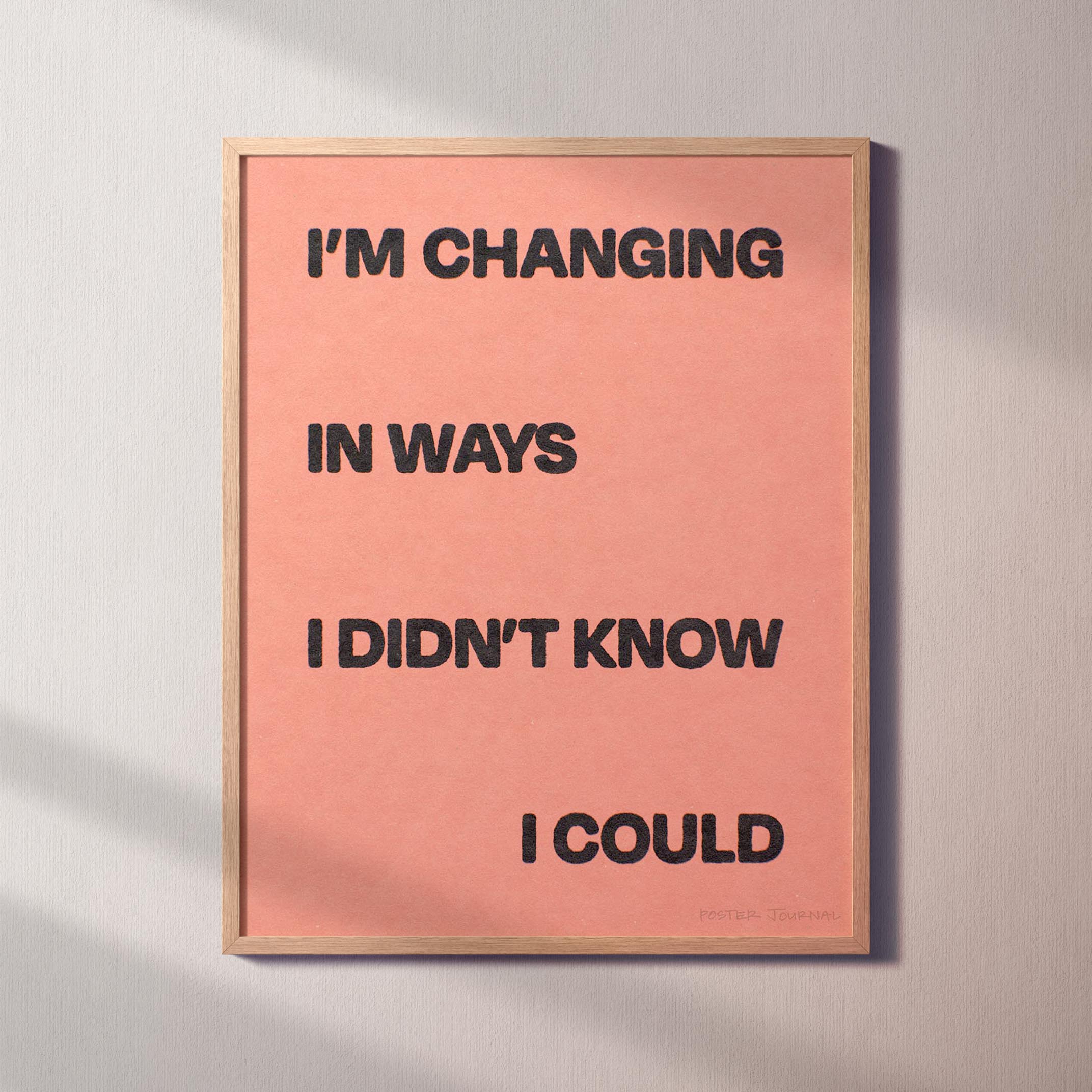 CHANGING PRINT