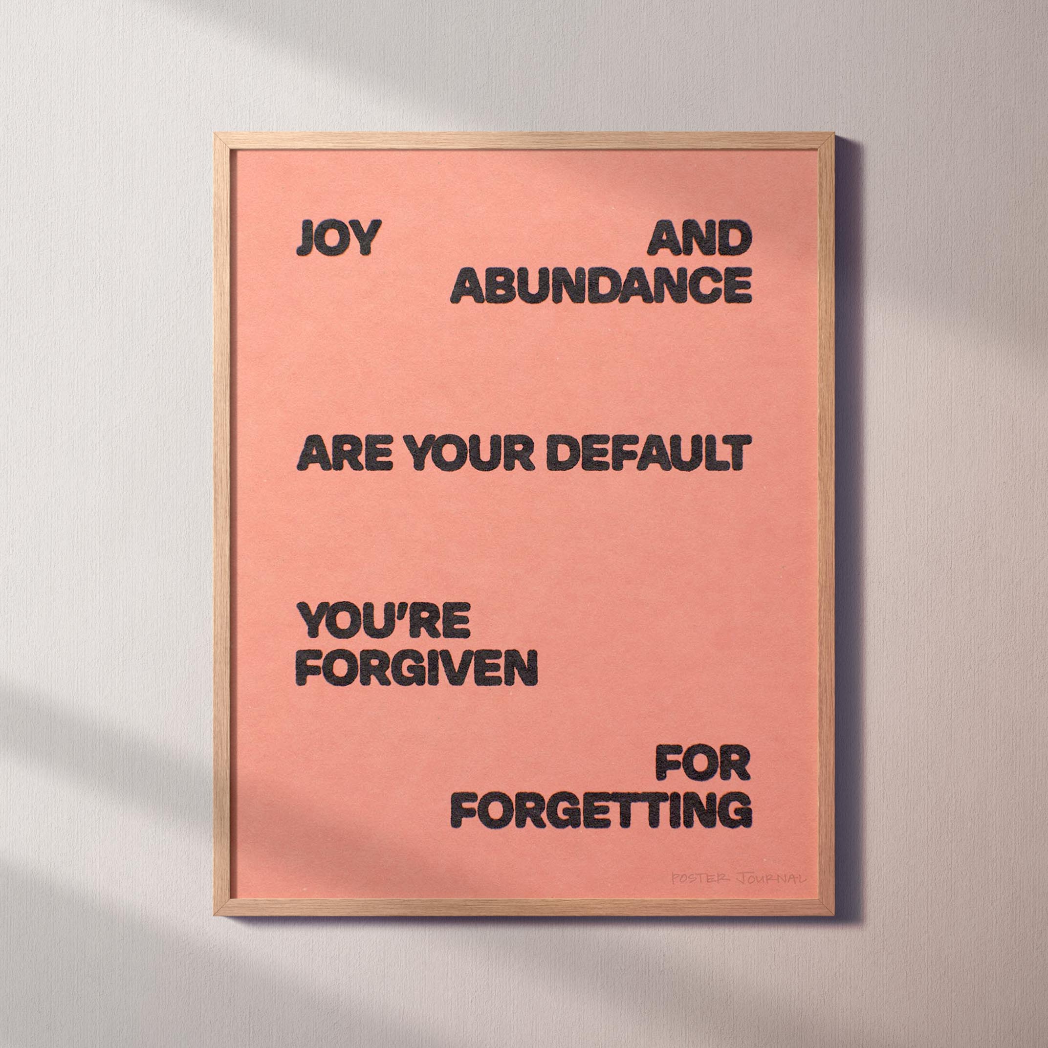 FORGIVEN PRINT