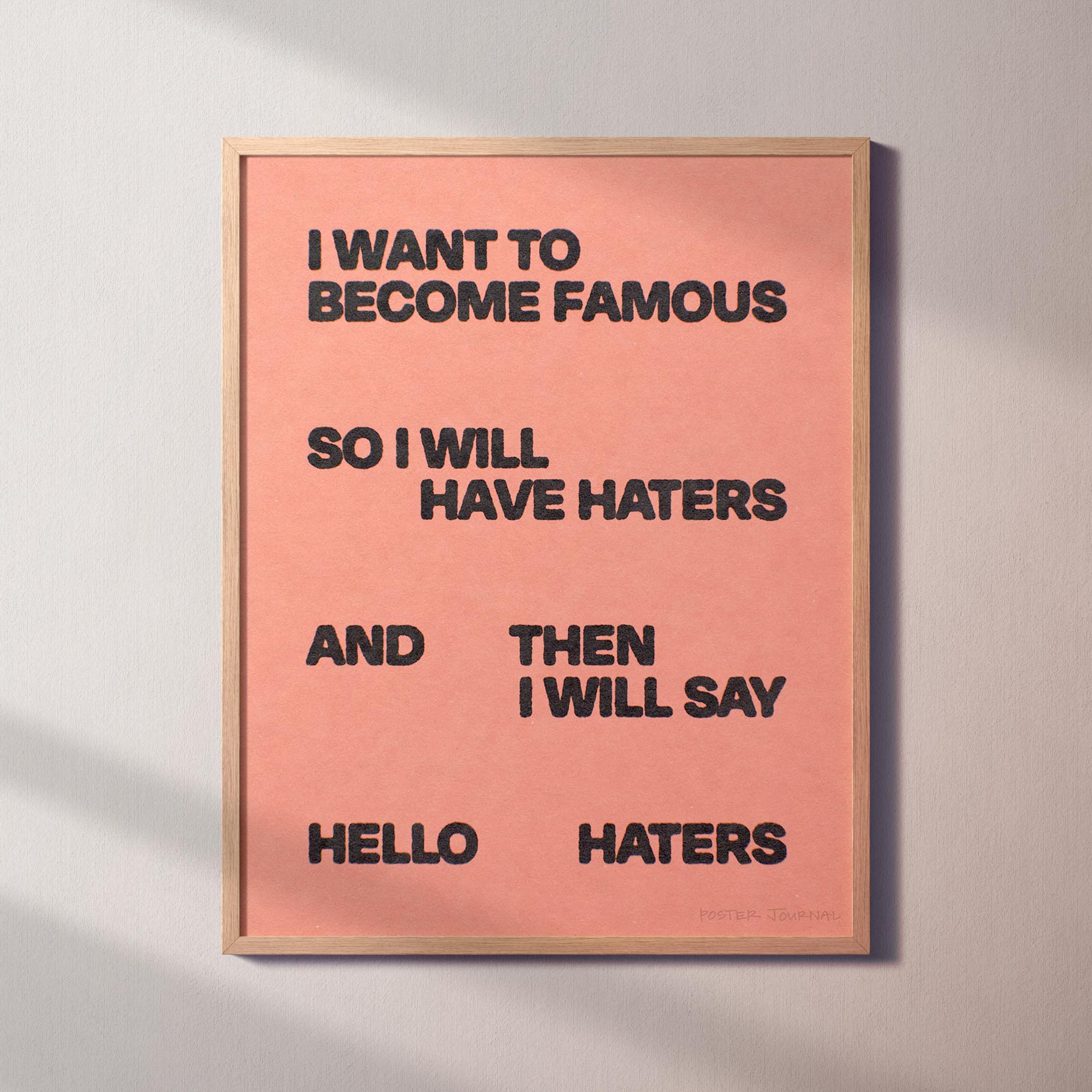 HATERS PRINT