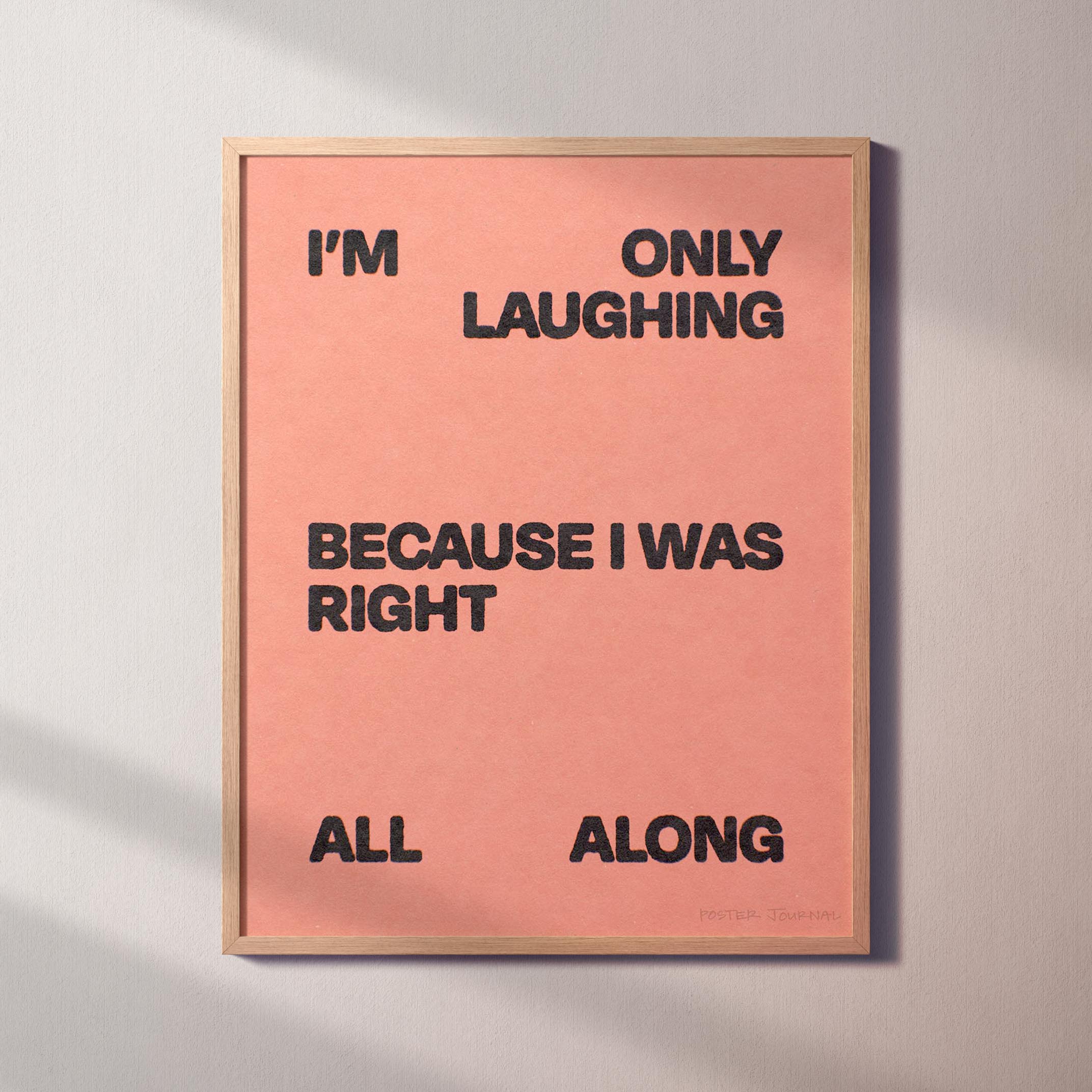LAUGHING PRINT