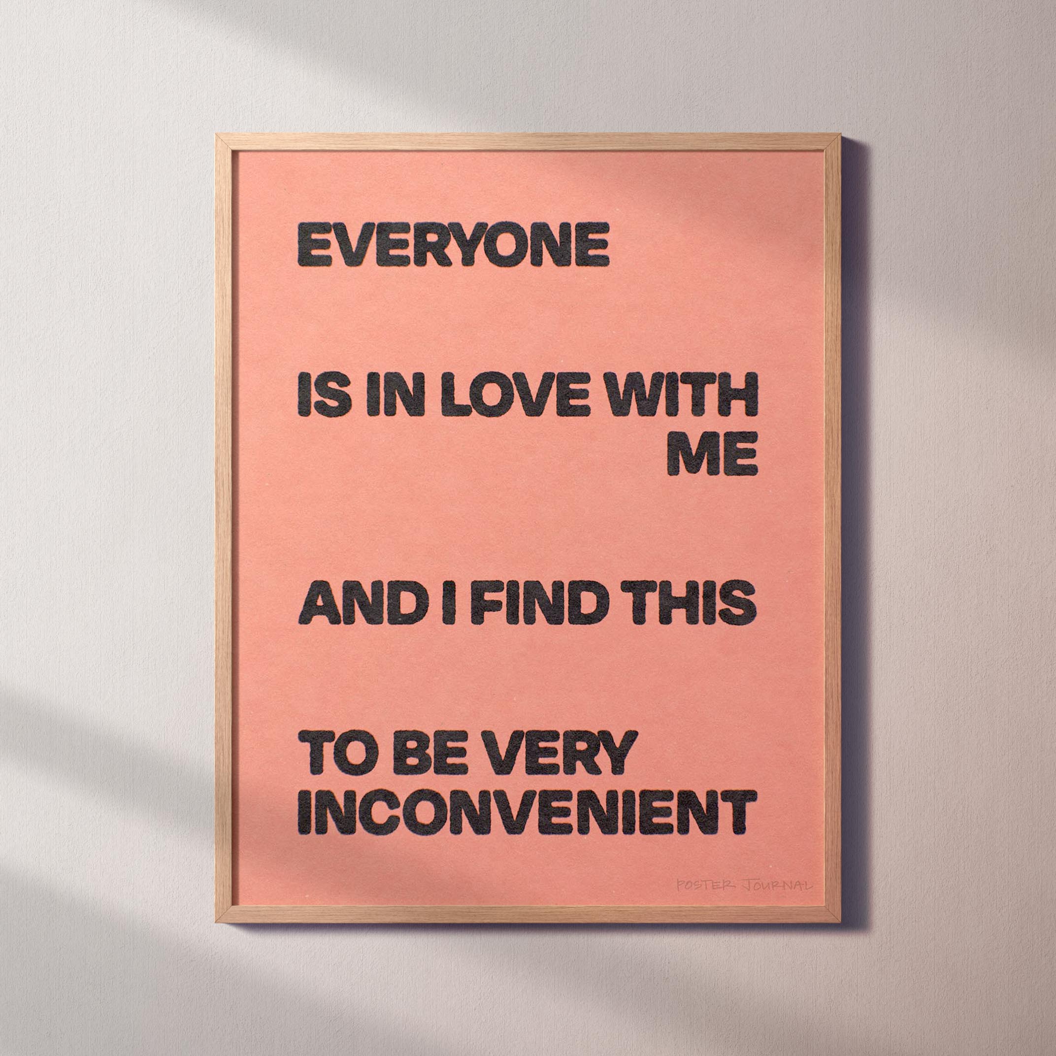 INCONVENIENT PRINT