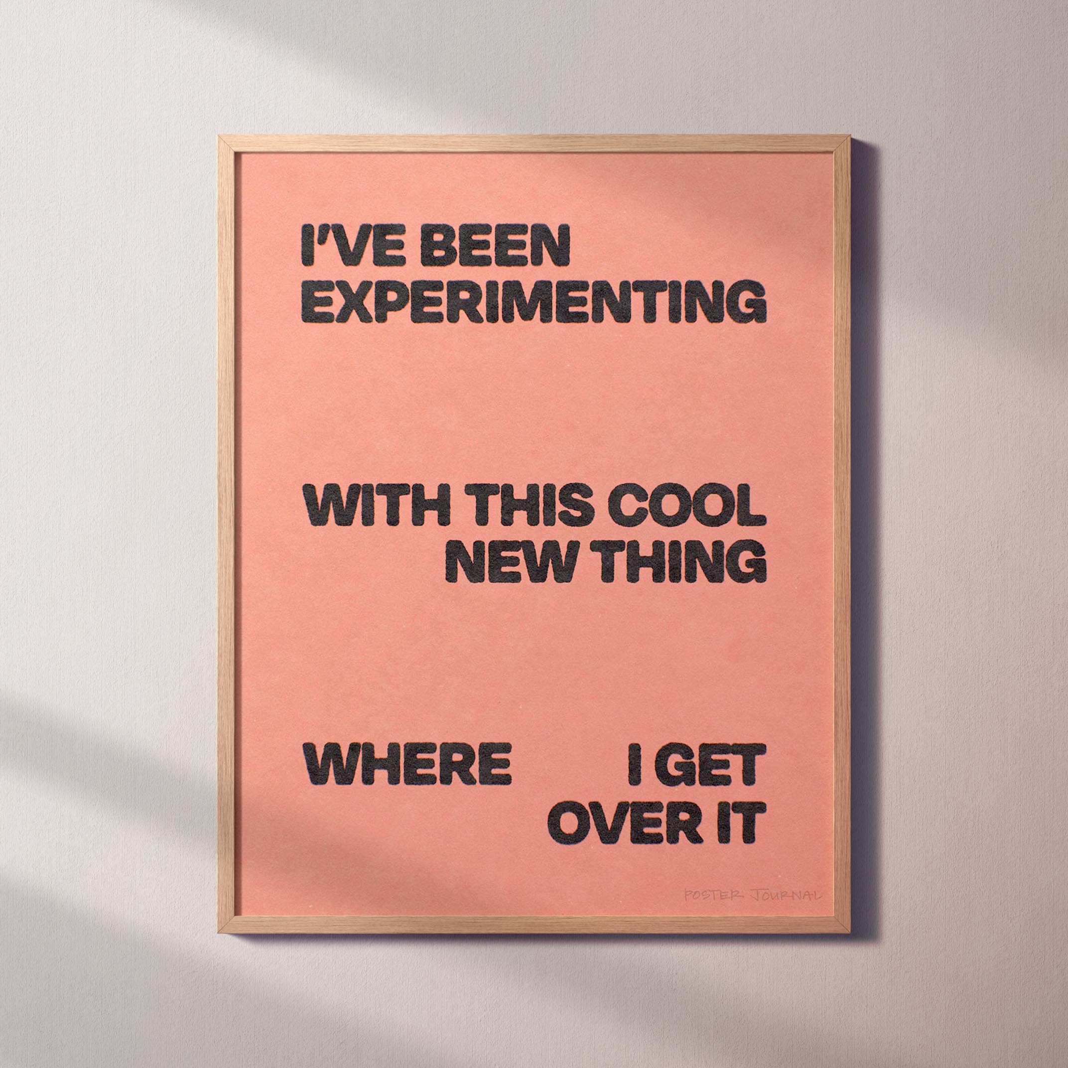 EXPERIMENTING PRINT