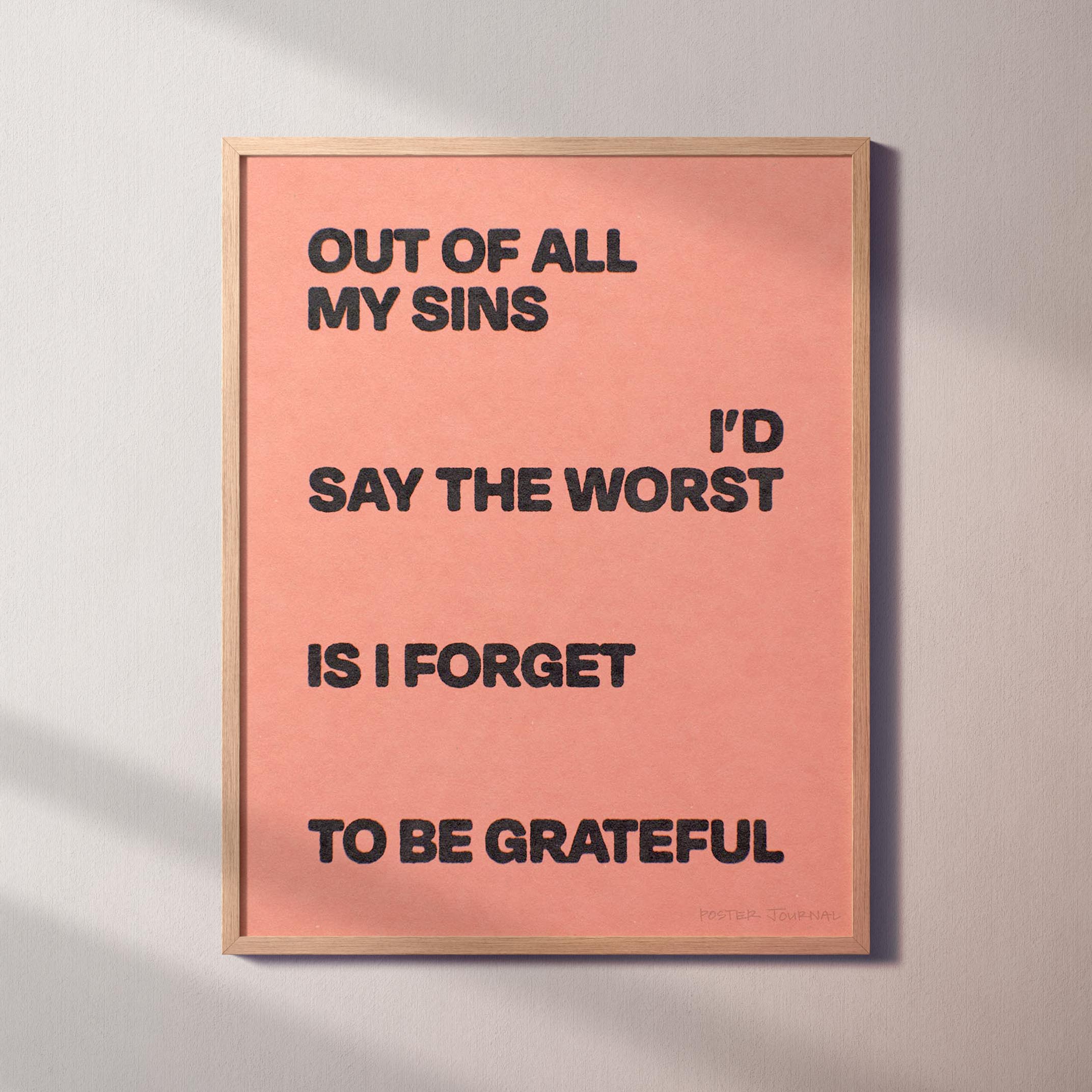 GRATEFUL PRINT