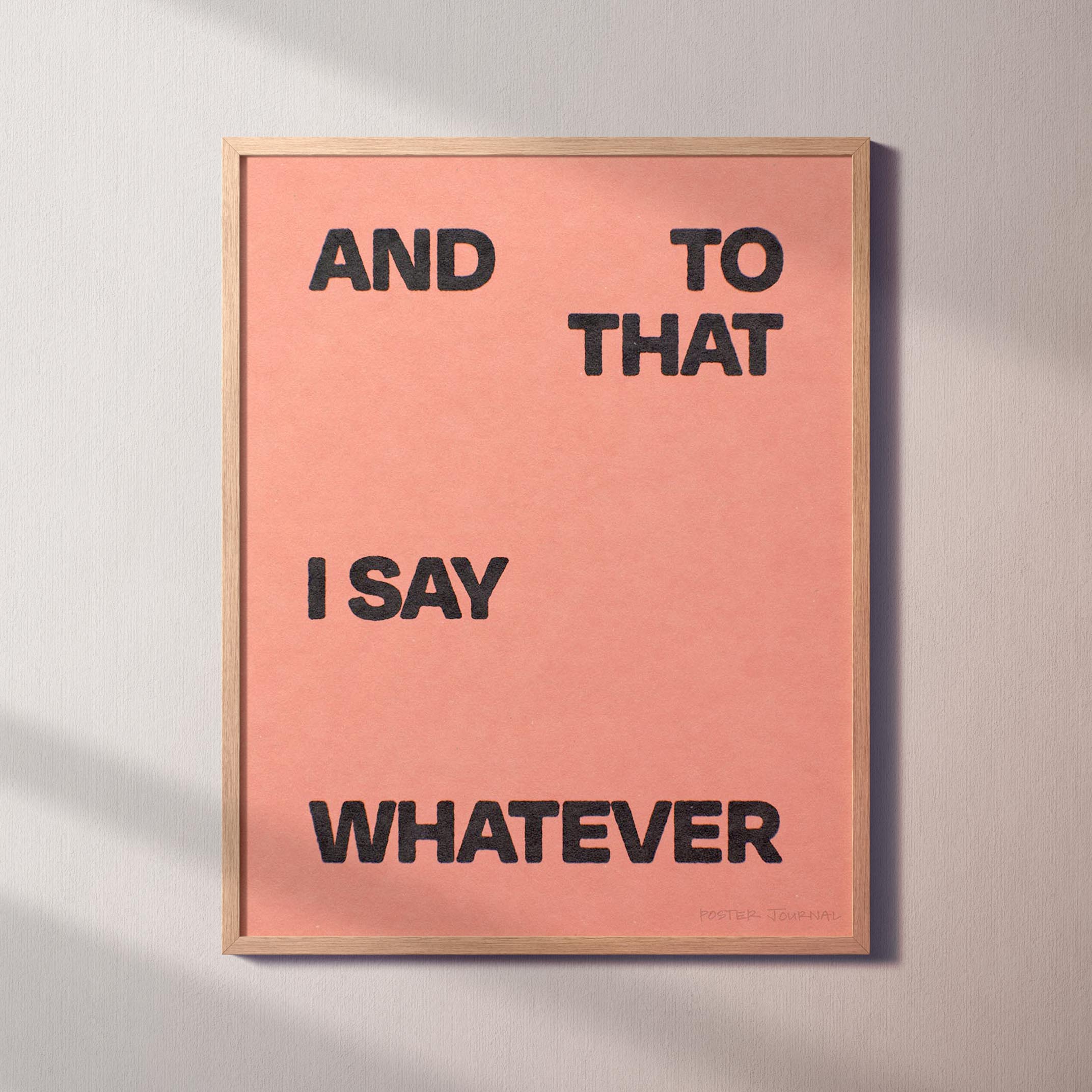 WHATEVER PRINT