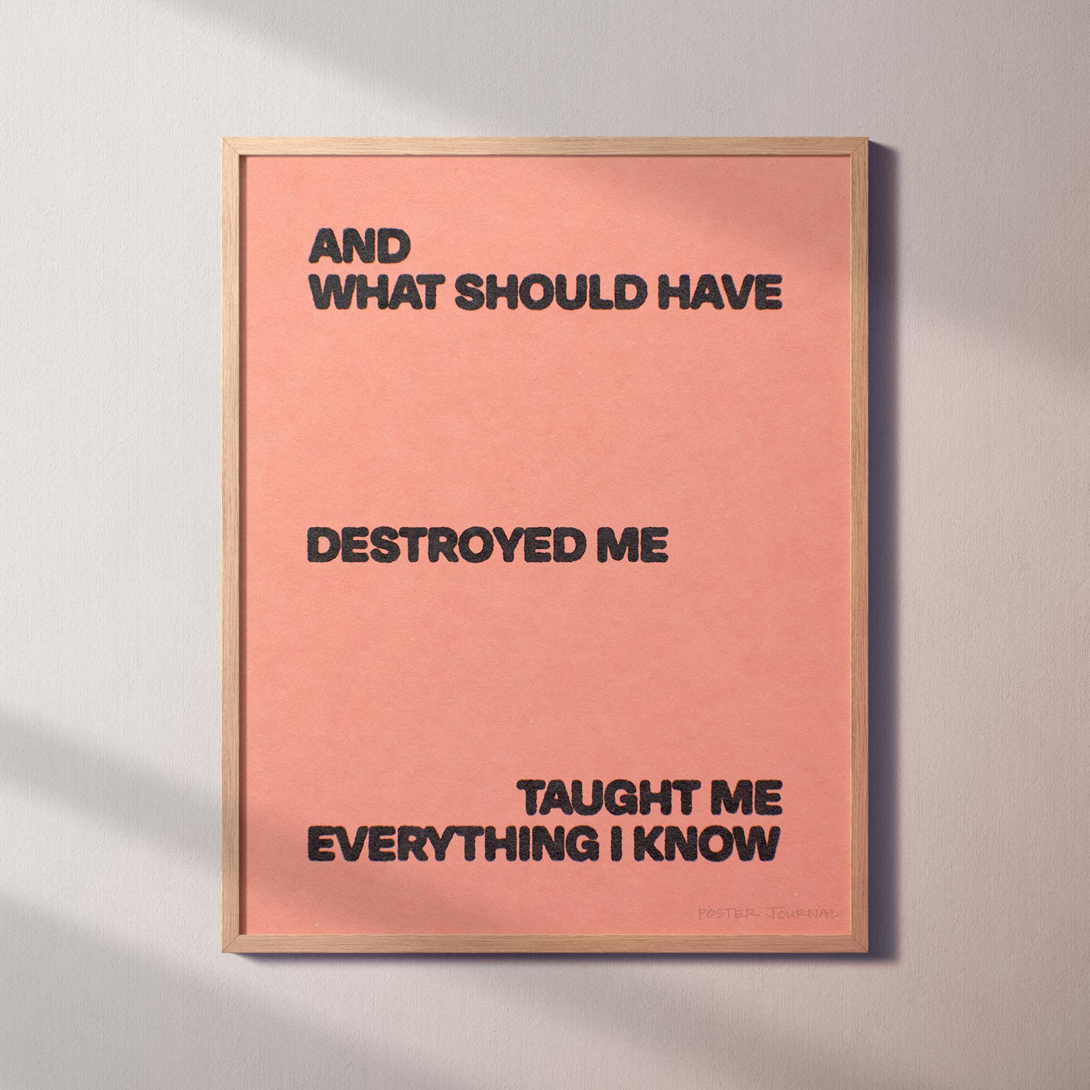 DESTROYED PRINT