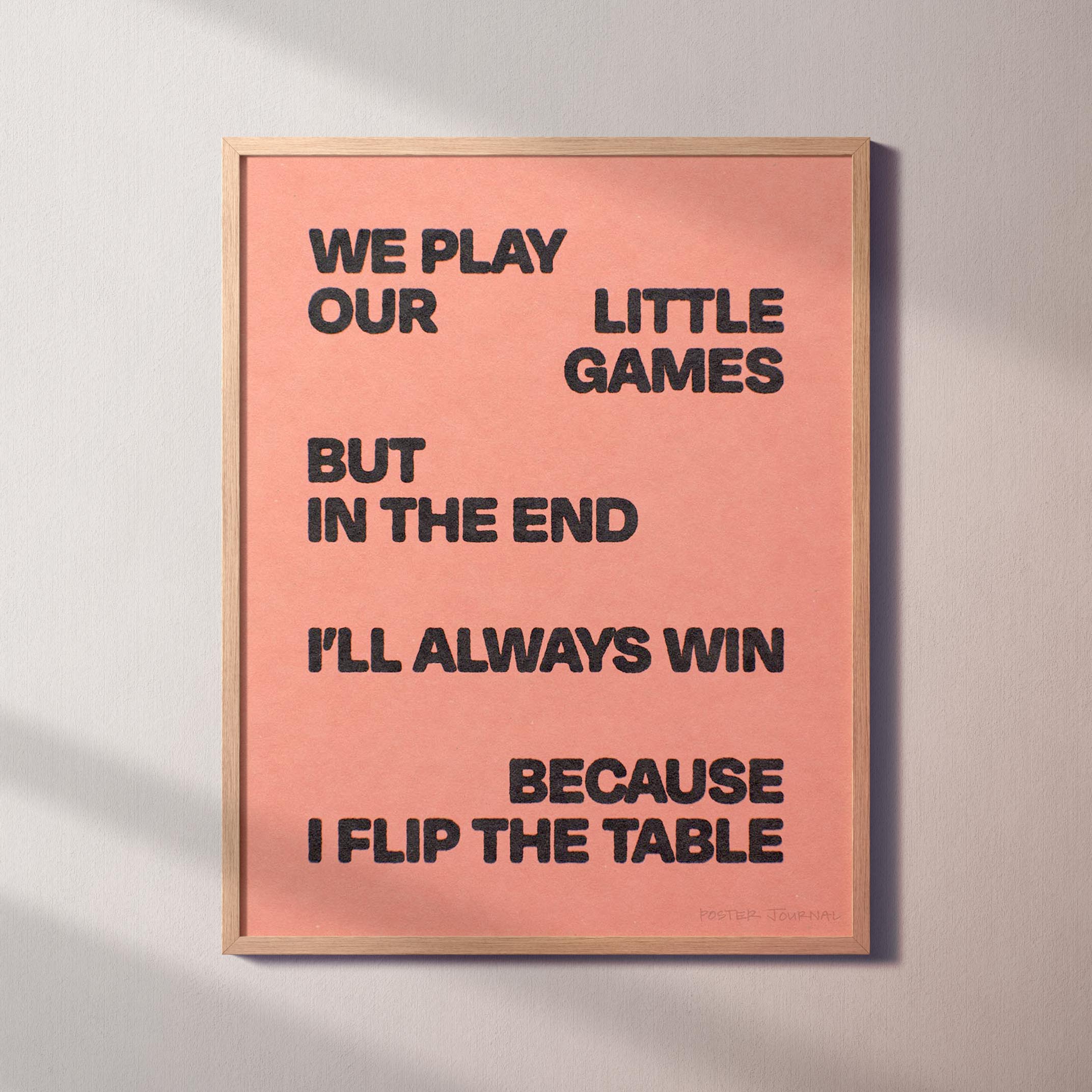 TABLE PRINT