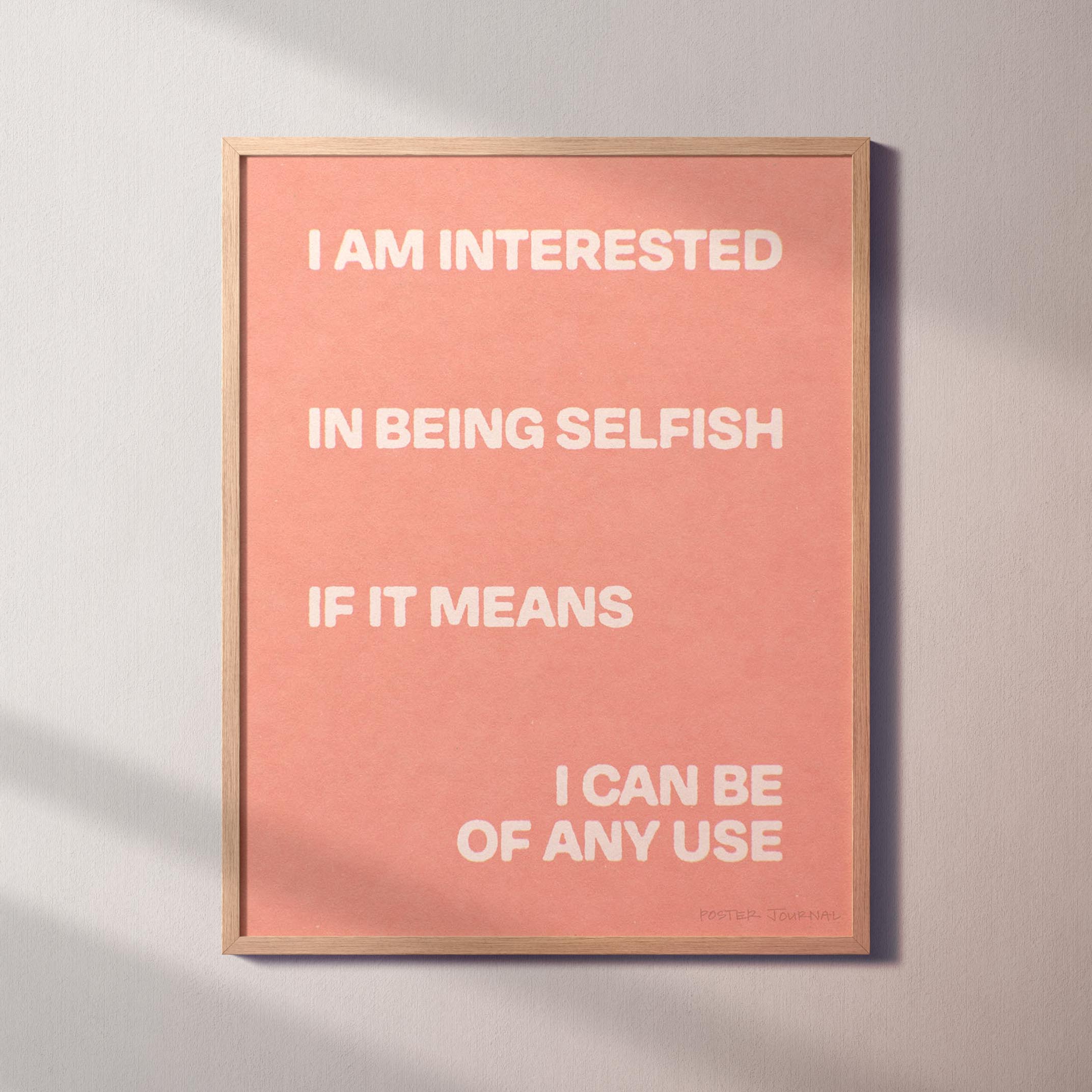 SELFISH PRINT