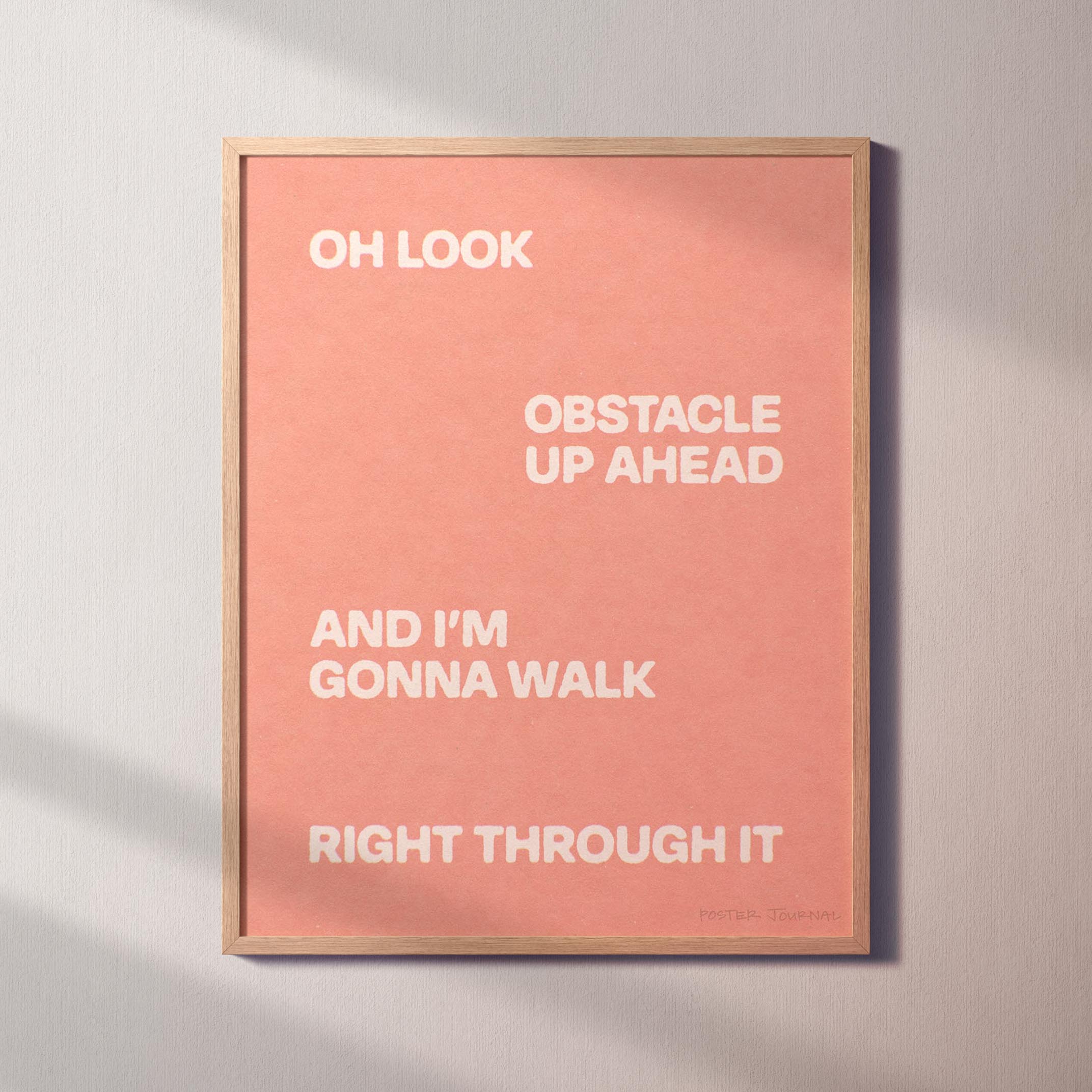 OBSTACLE PRINT