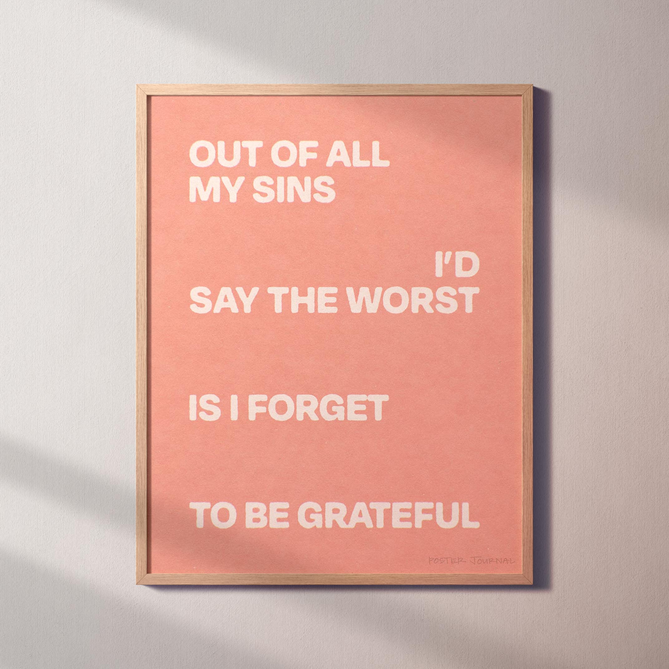 GRATEFUL PRINT