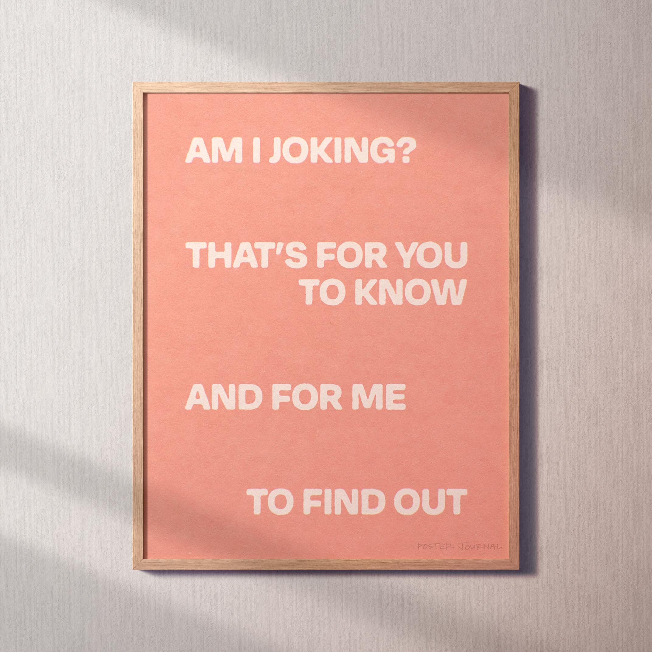 JOKING PRINT