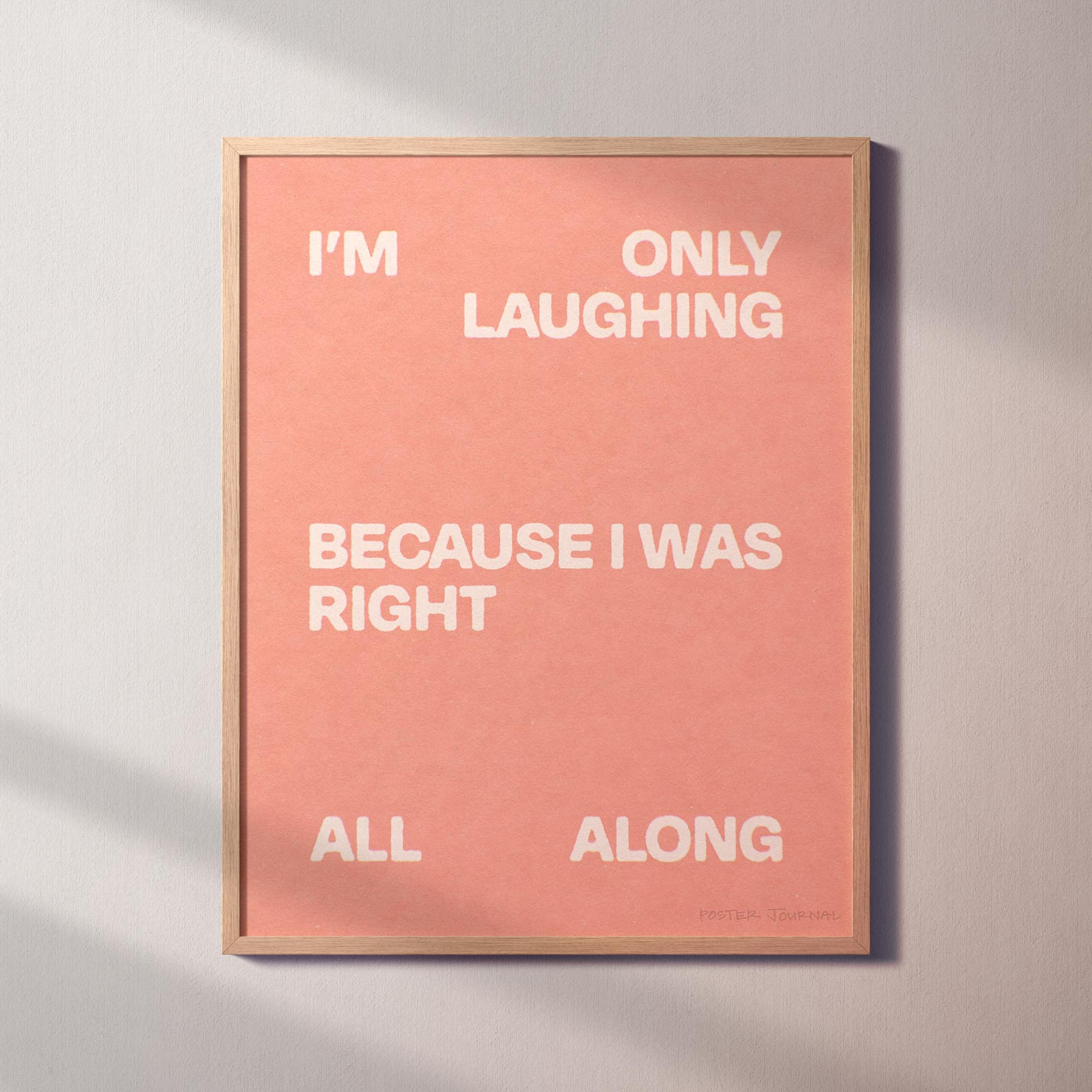 LAUGHING PRINT