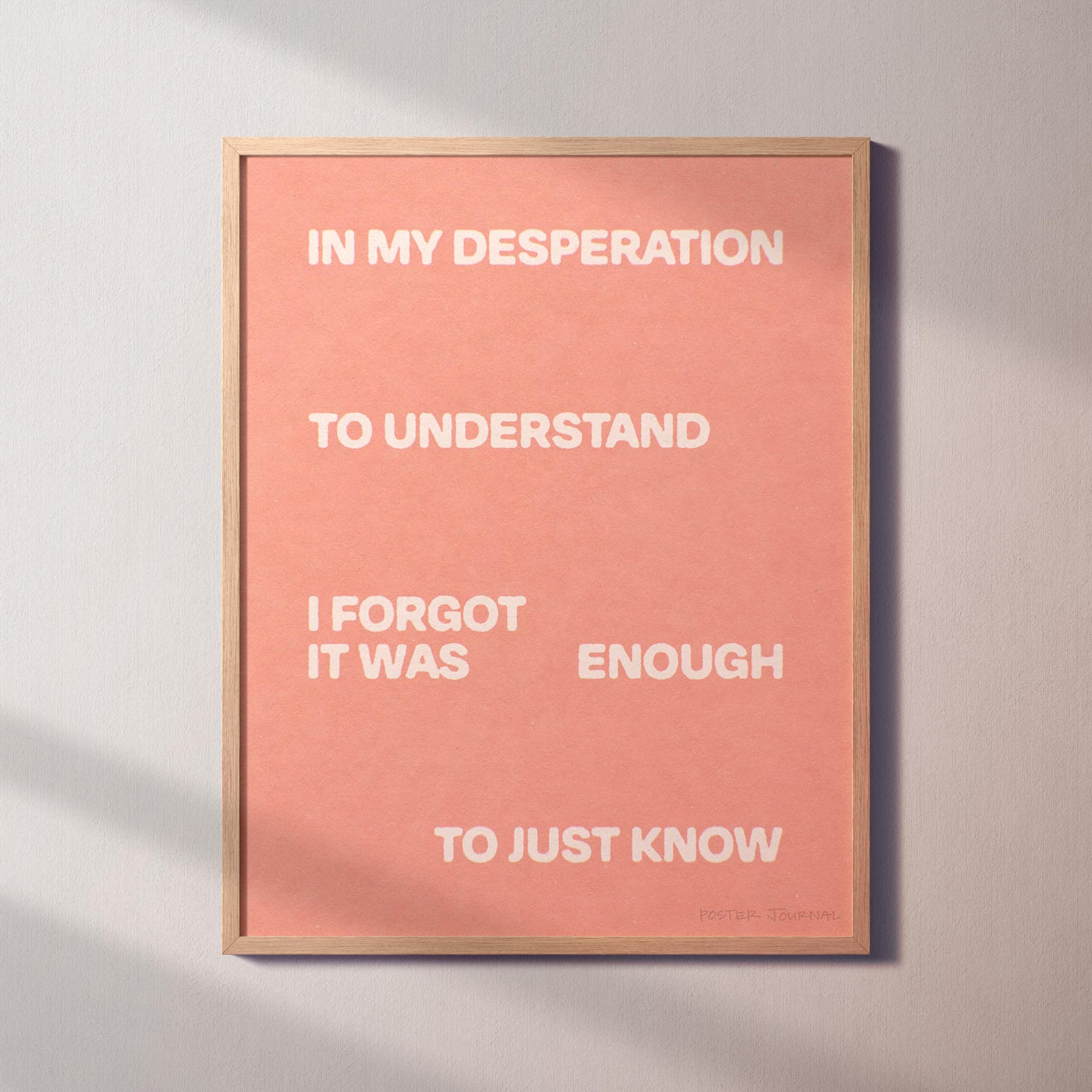 DESPERATION PRINT