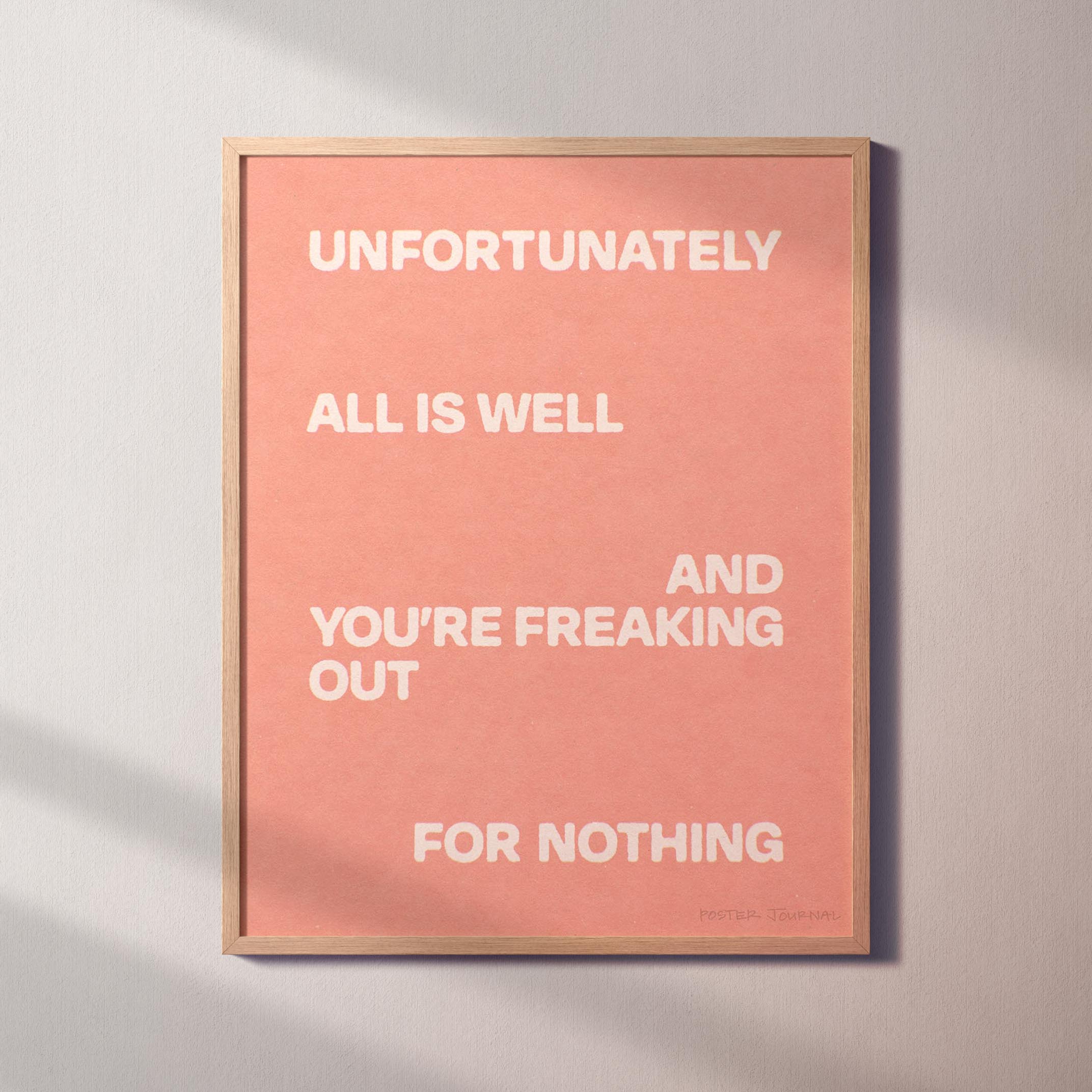 UNFORTUNATELY PRINT