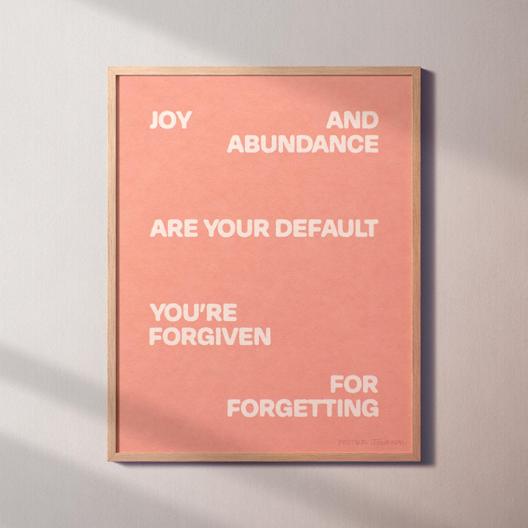 FORGIVEN PRINT