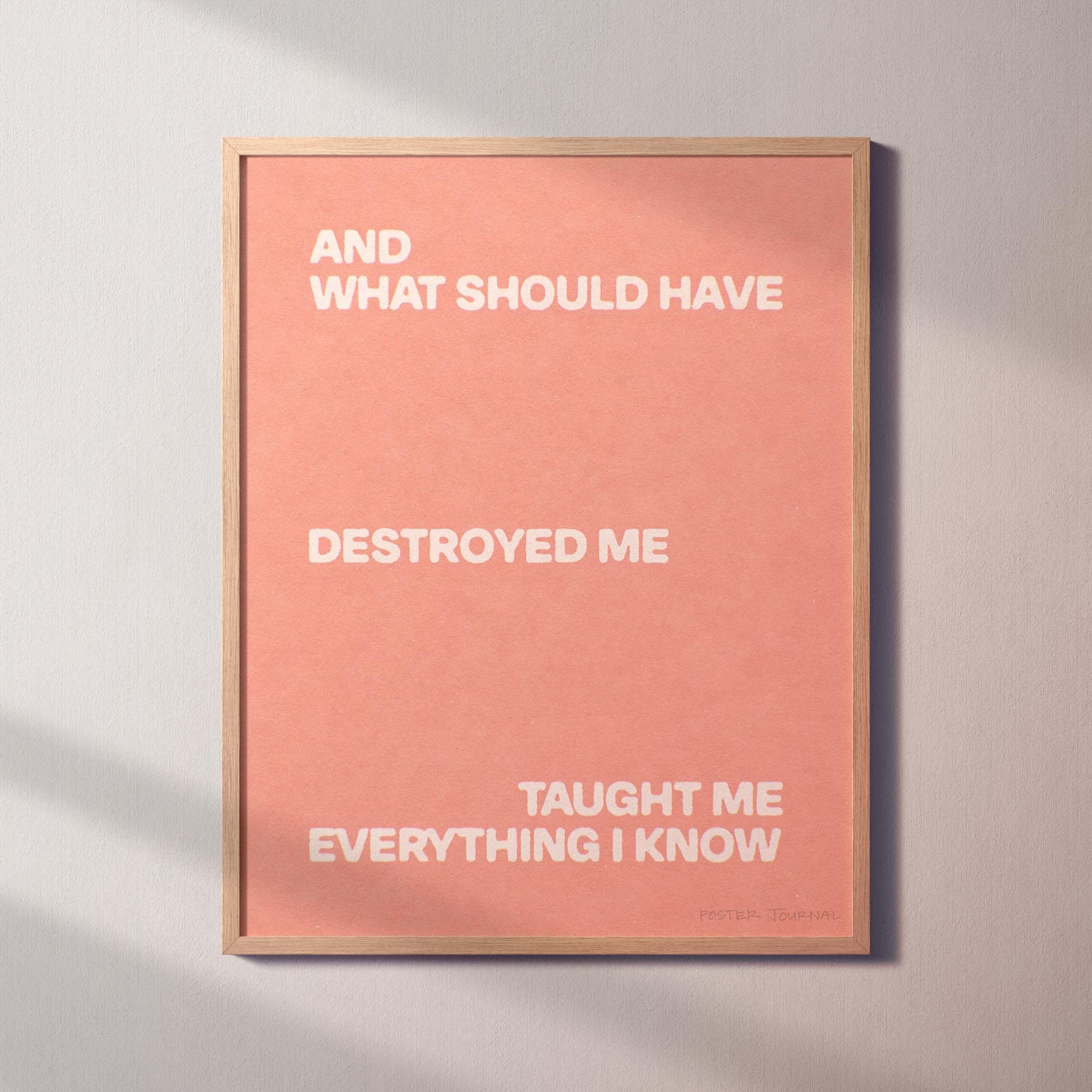 DESTROYED PRINT