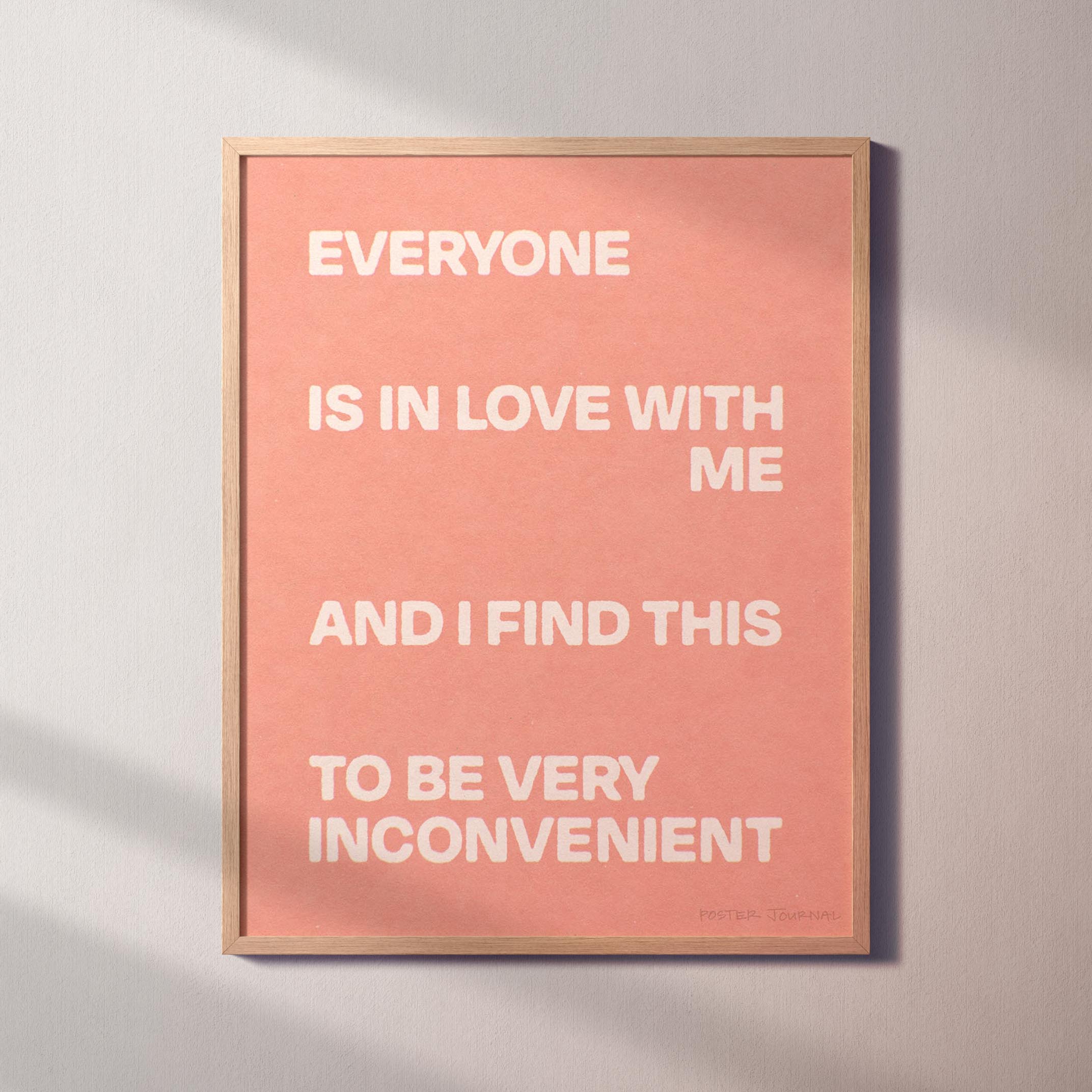INCONVENIENT PRINT