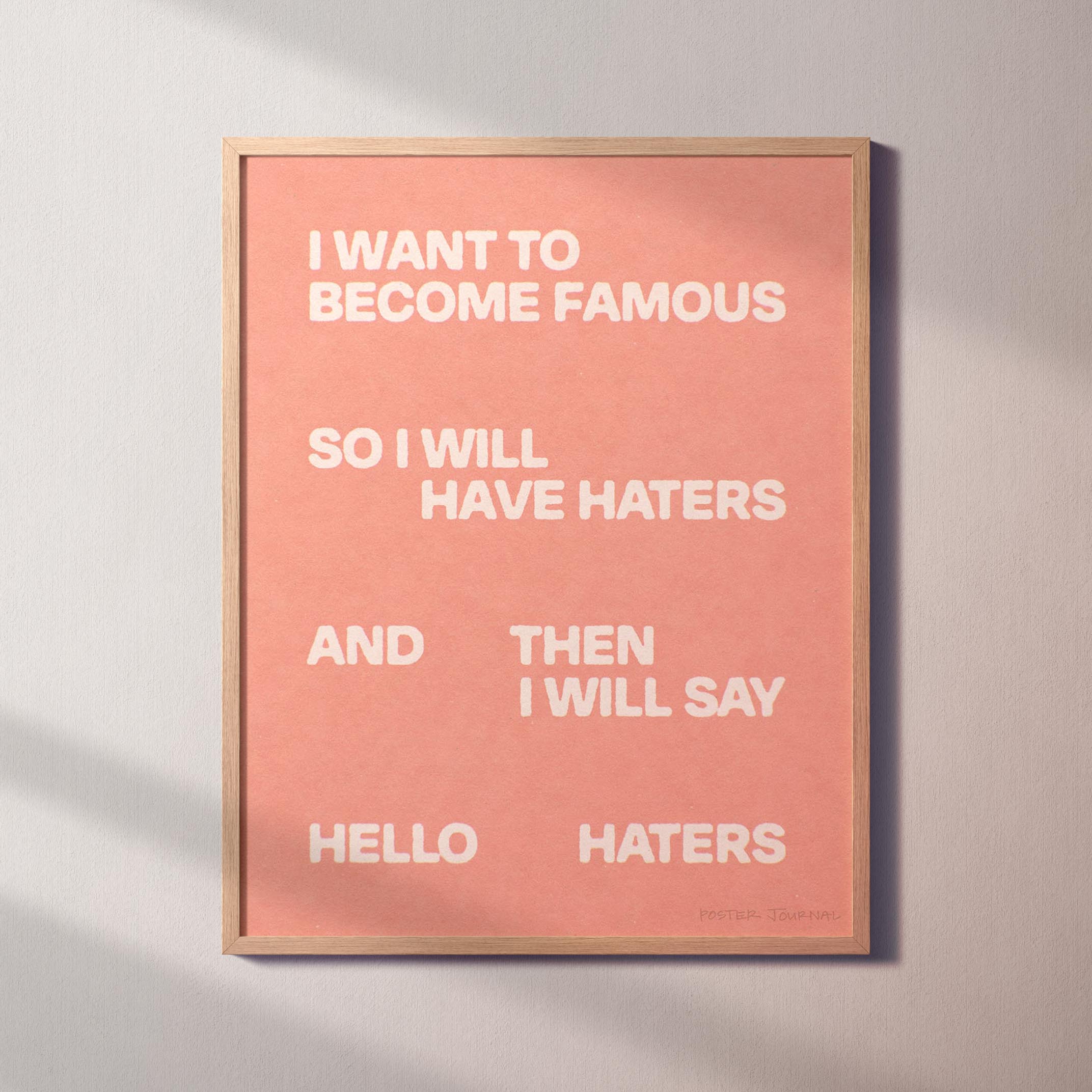 HATERS PRINT