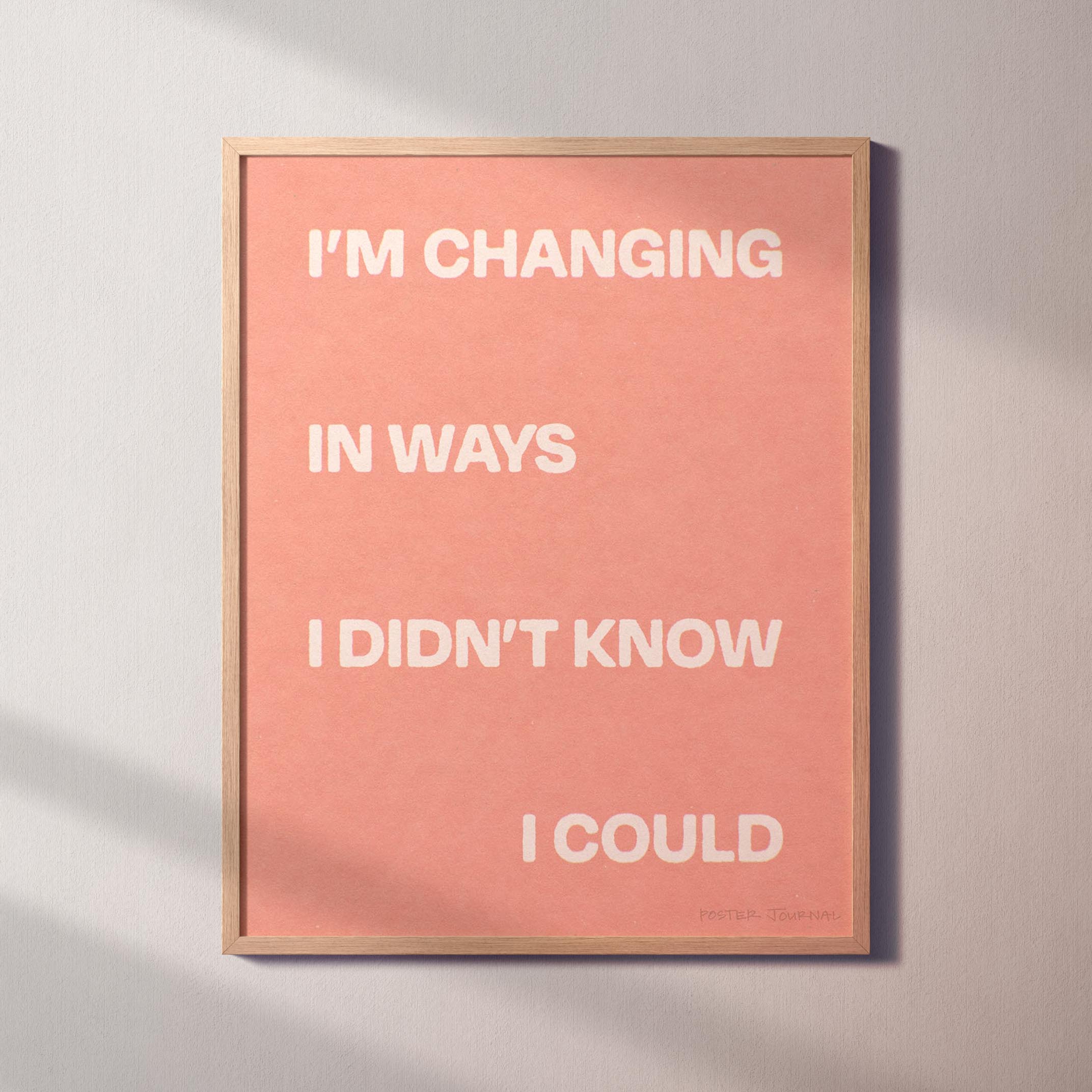 CHANGING PRINT