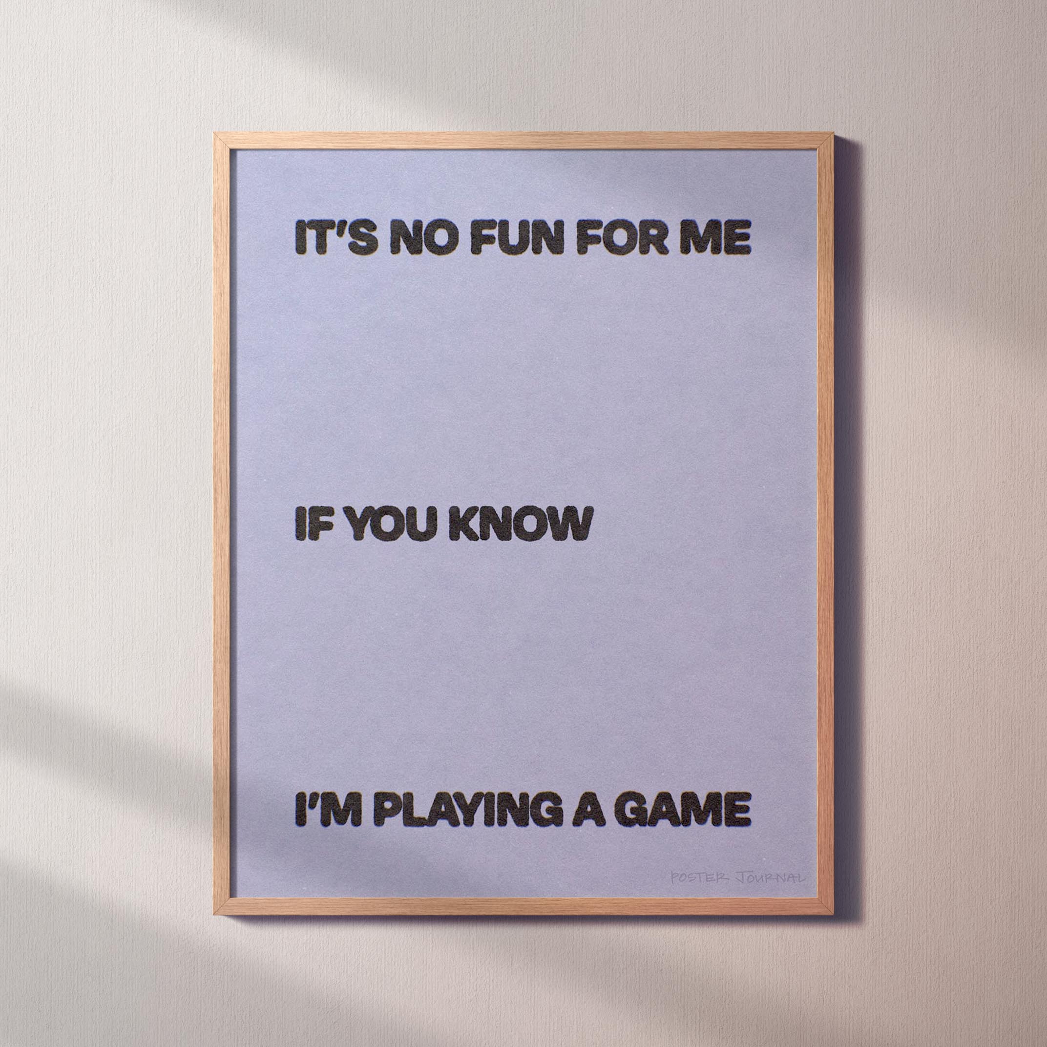 PLAYING PRINT