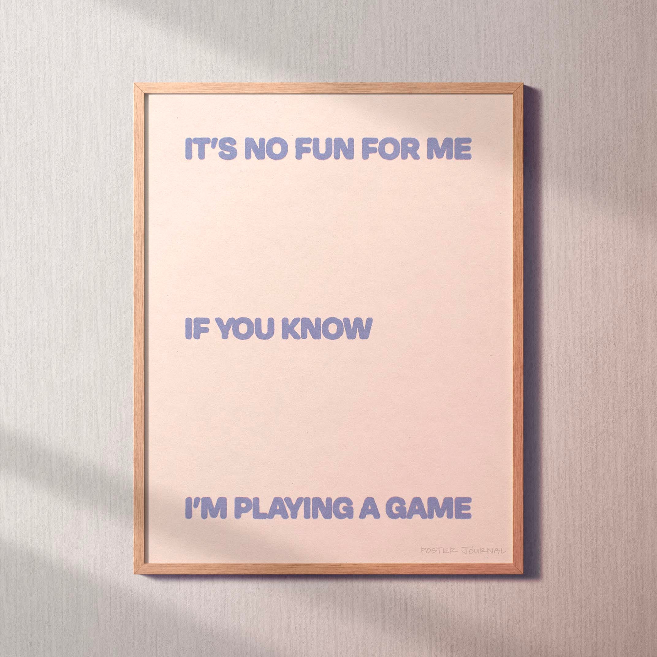 PLAYING PRINT