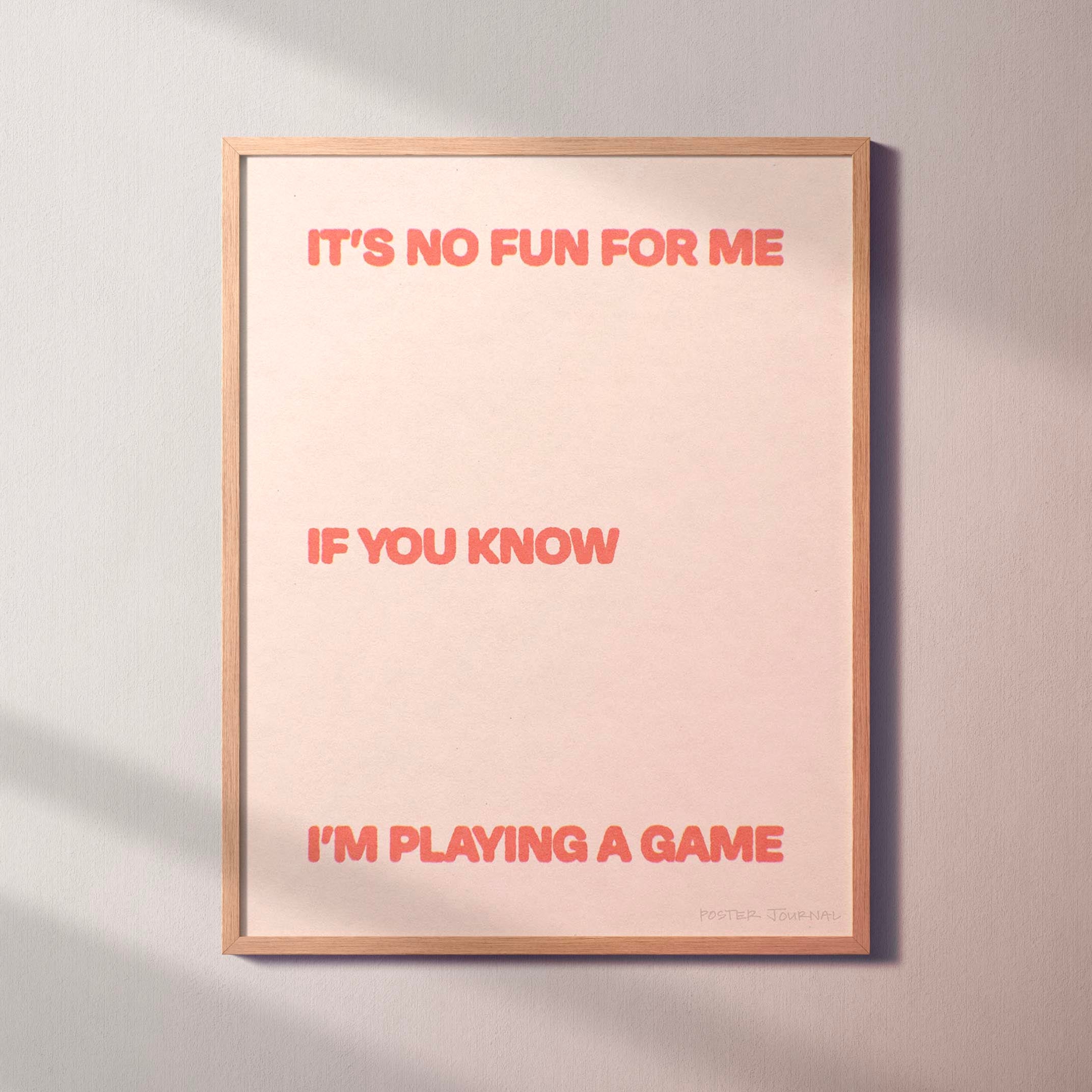 PLAYING PRINT