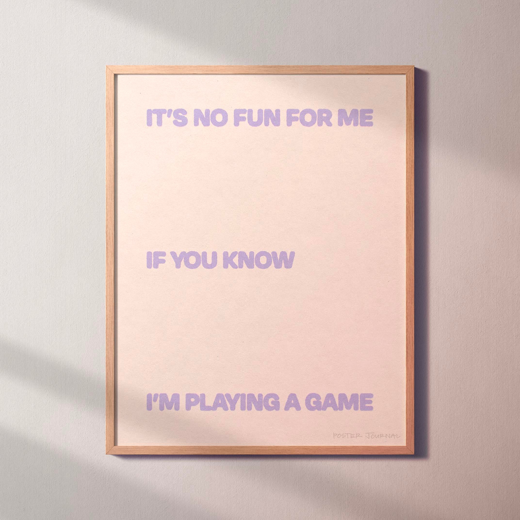 PLAYING PRINT