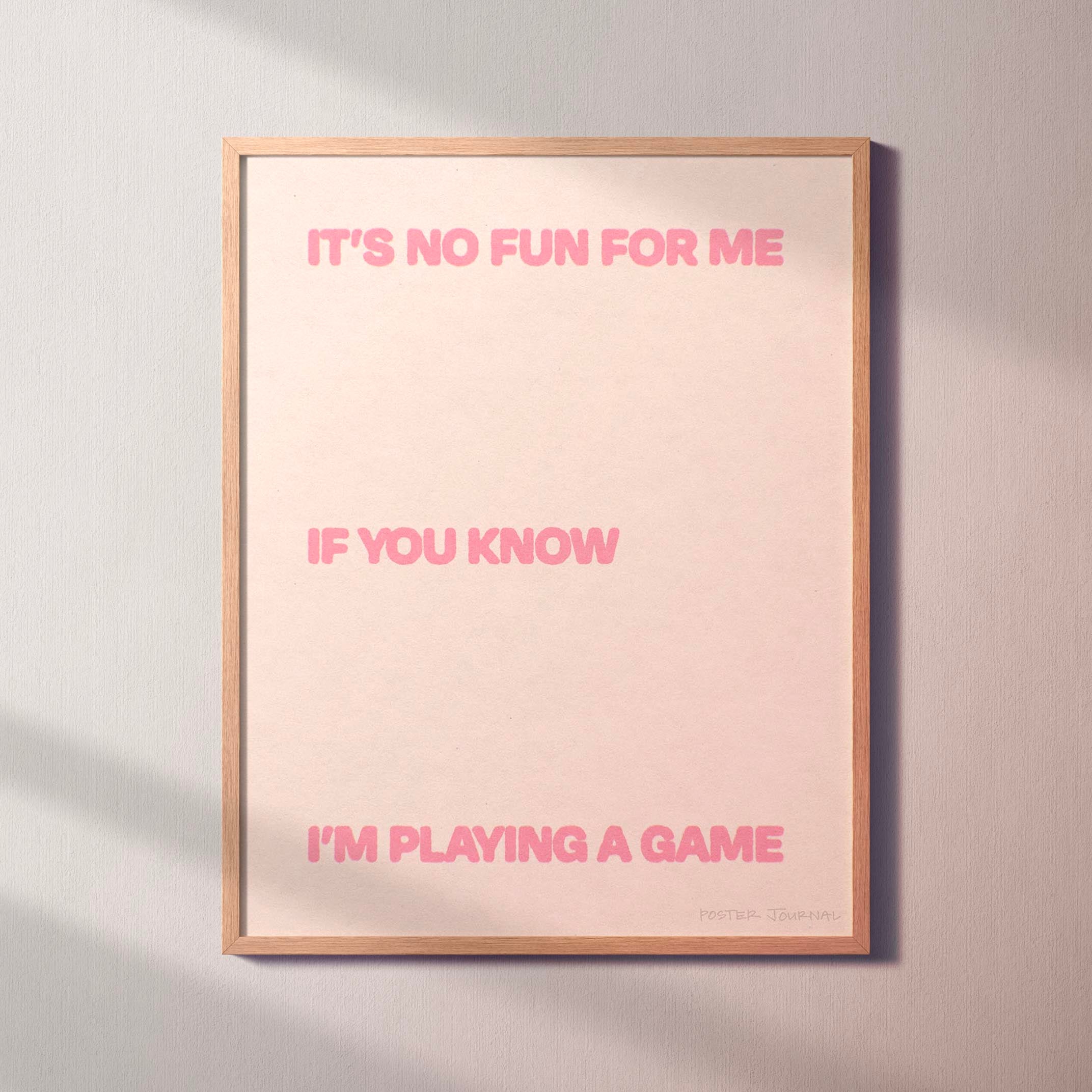 PLAYING PRINT