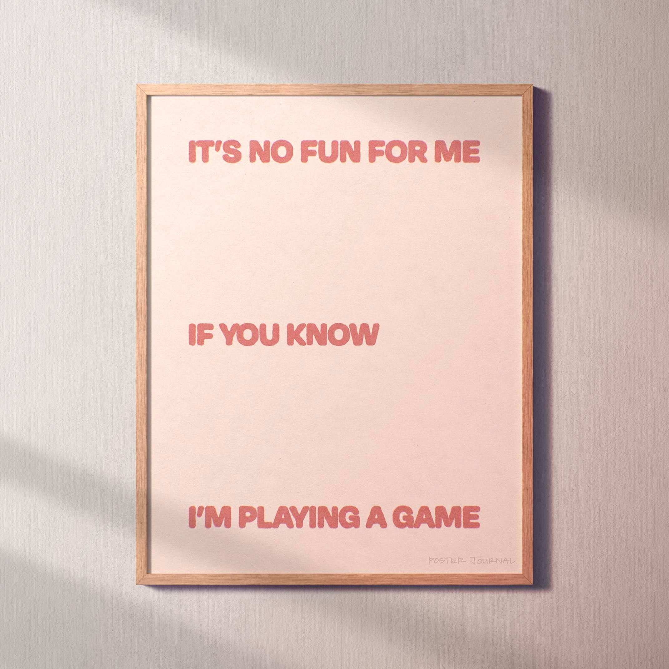 PLAYING PRINT