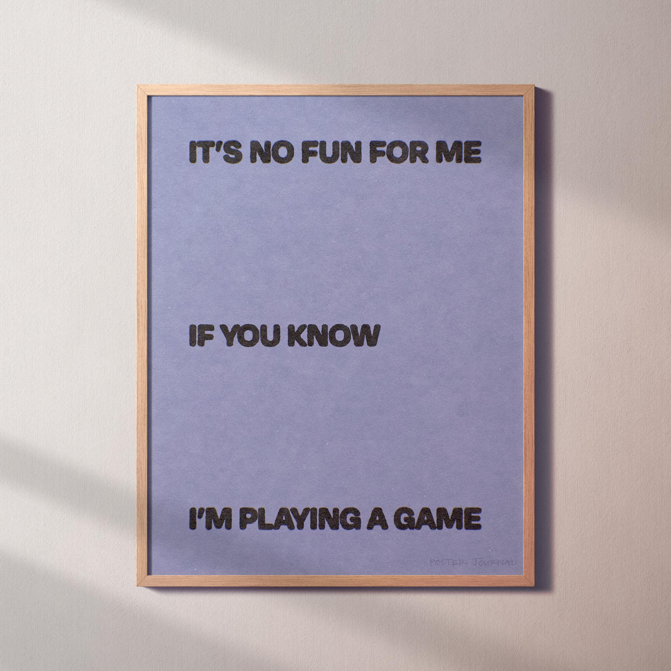 PLAYING PRINT