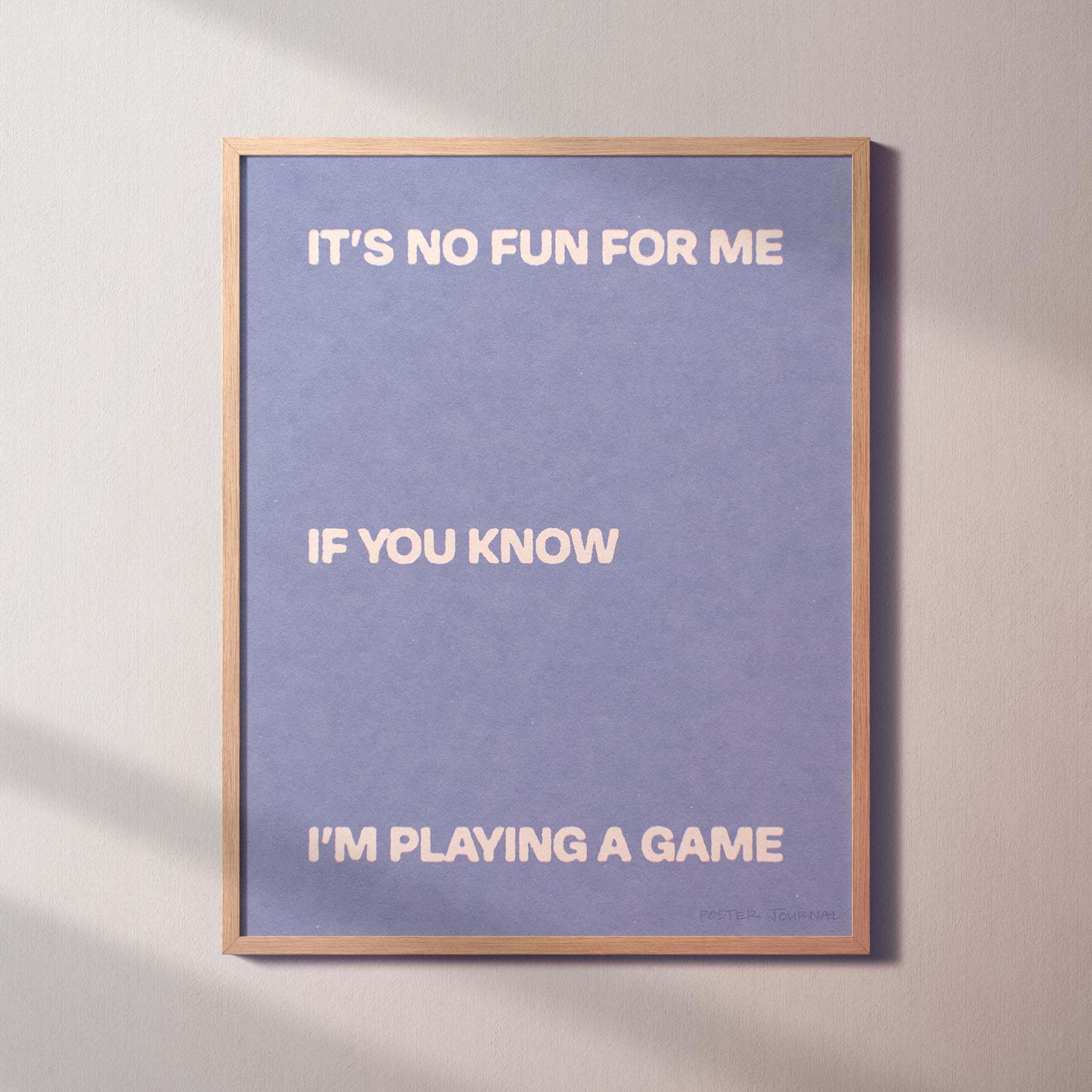 PLAYING PRINT