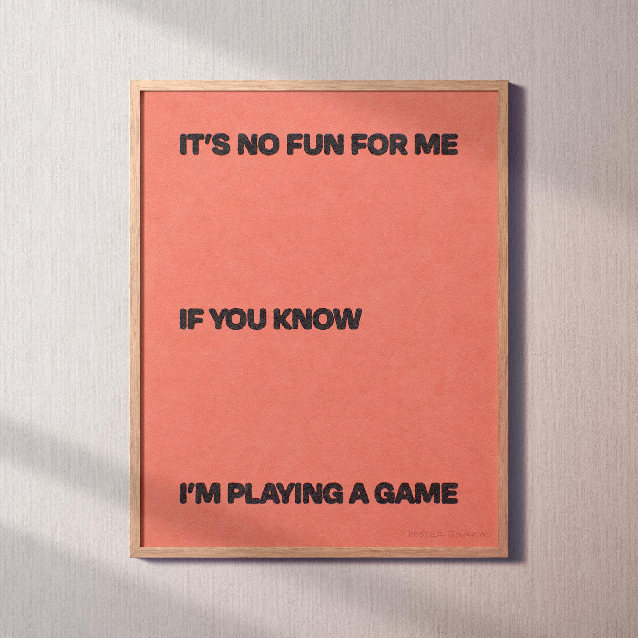PLAYING PRINT