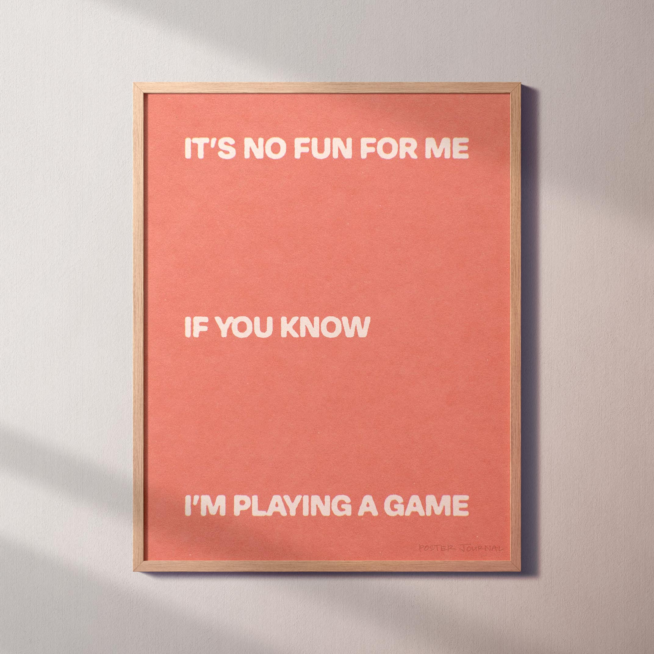 PLAYING PRINT