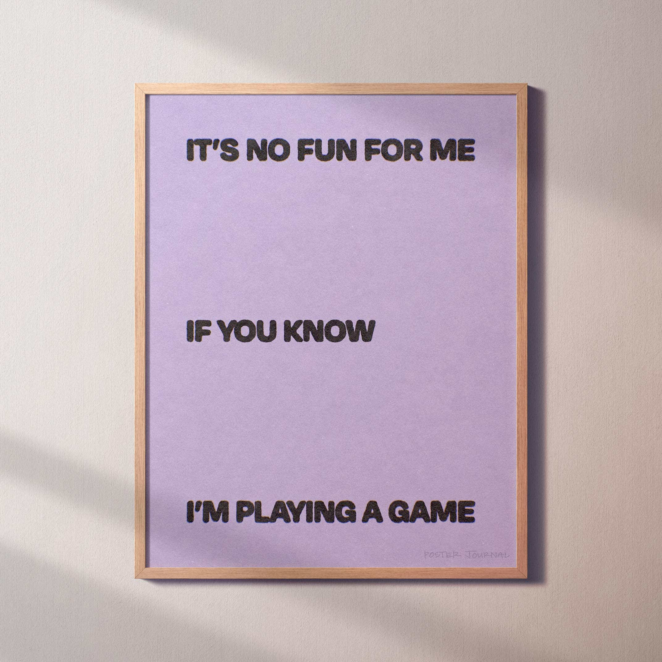 PLAYING PRINT