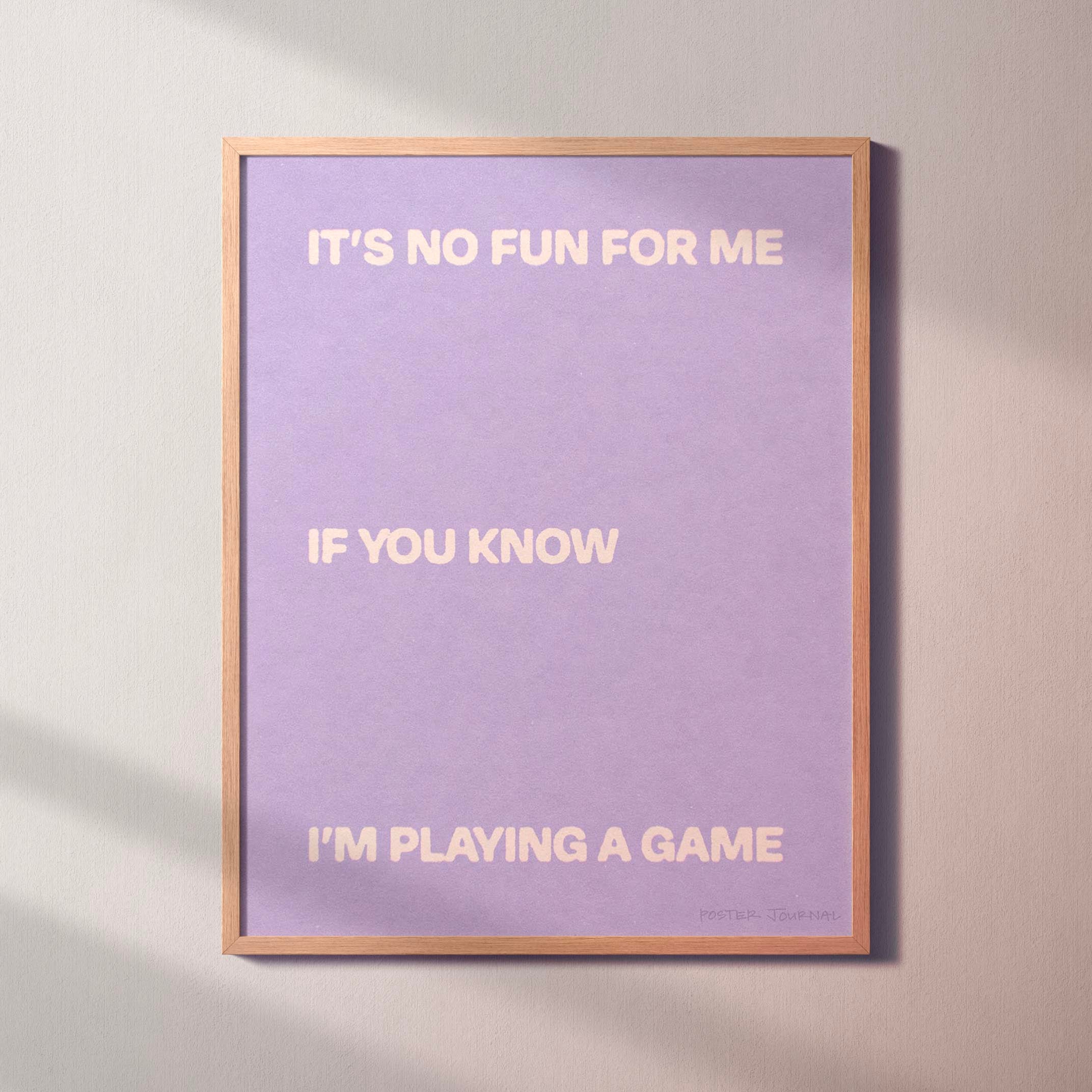 PLAYING PRINT