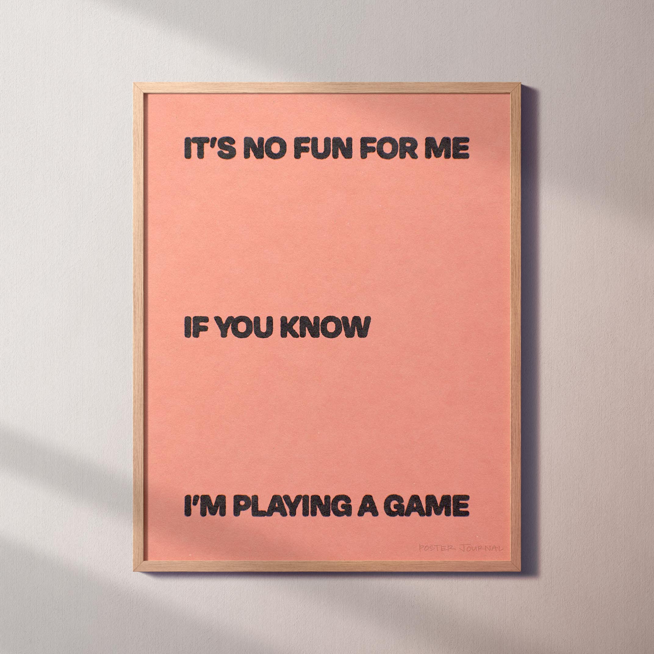 PLAYING PRINT