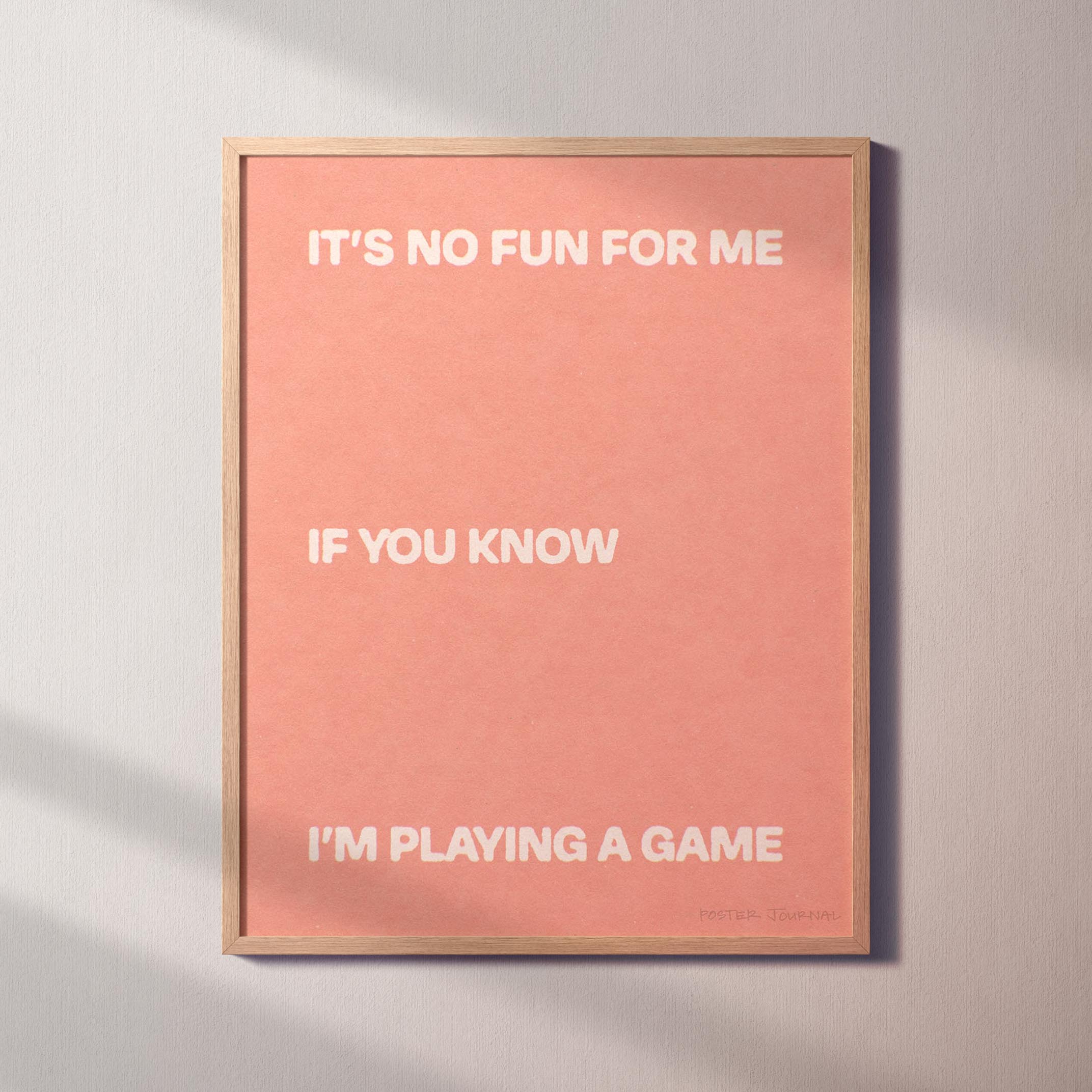PLAYING PRINT