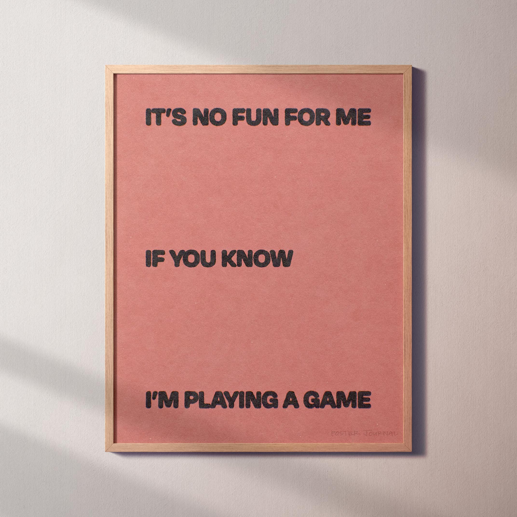PLAYING PRINT