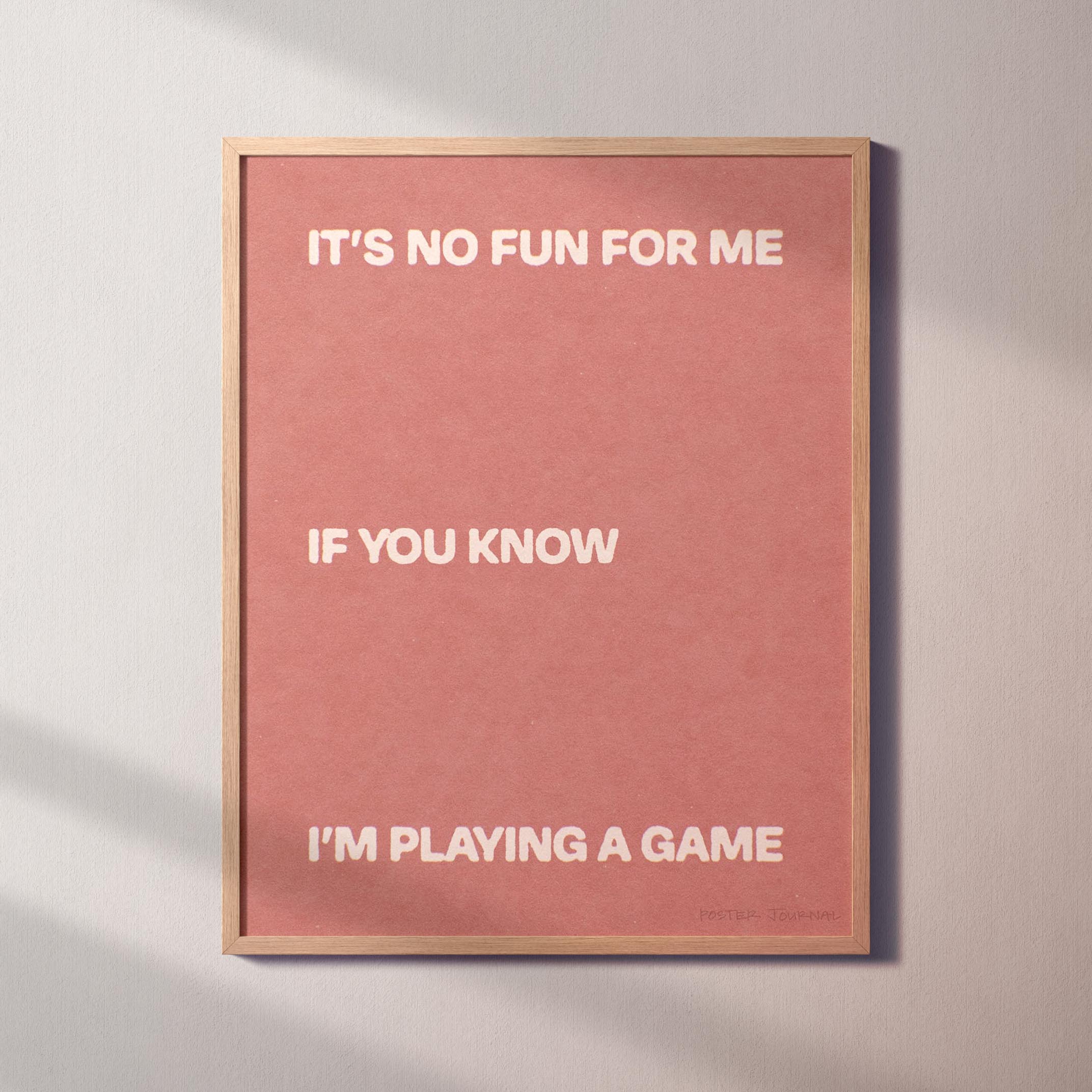PLAYING PRINT