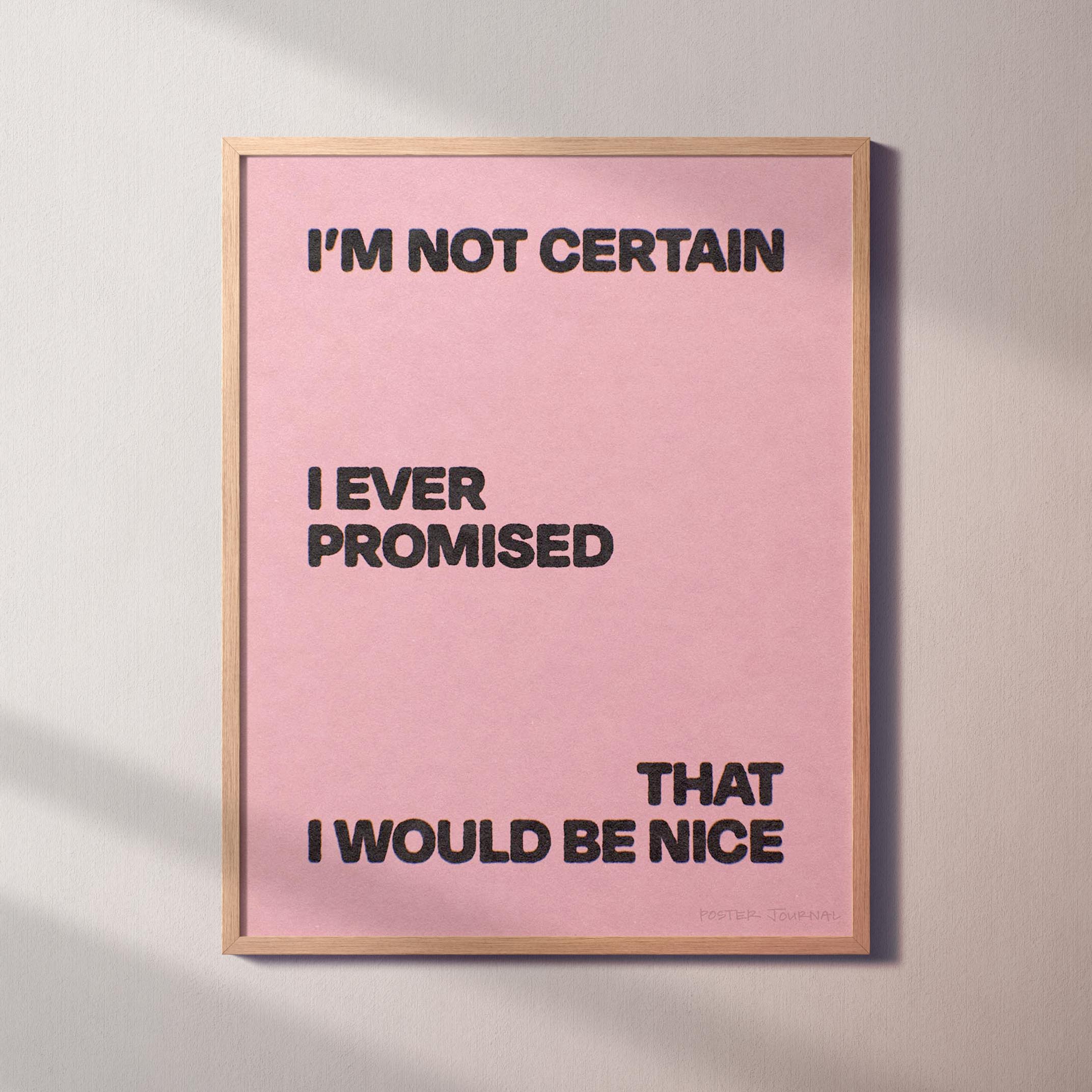 PROMISED PRINT