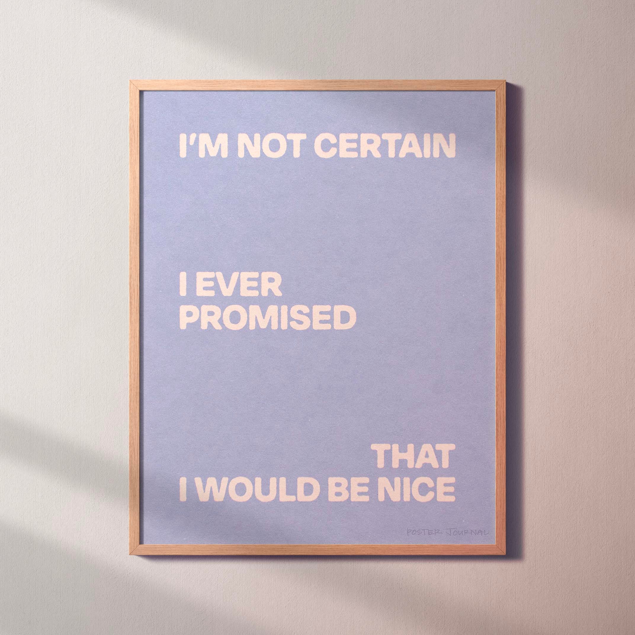 PROMISED PRINT