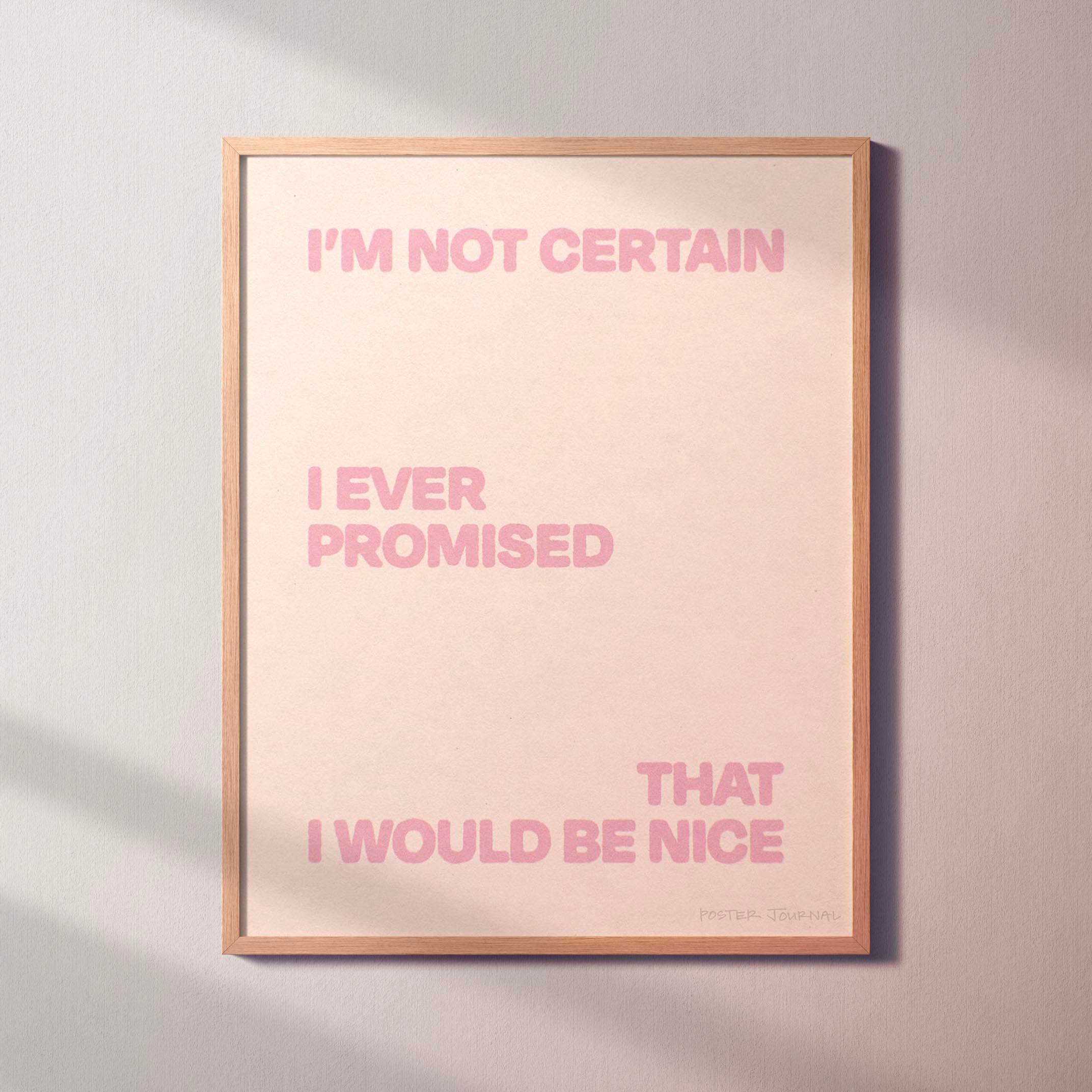 PROMISED PRINT