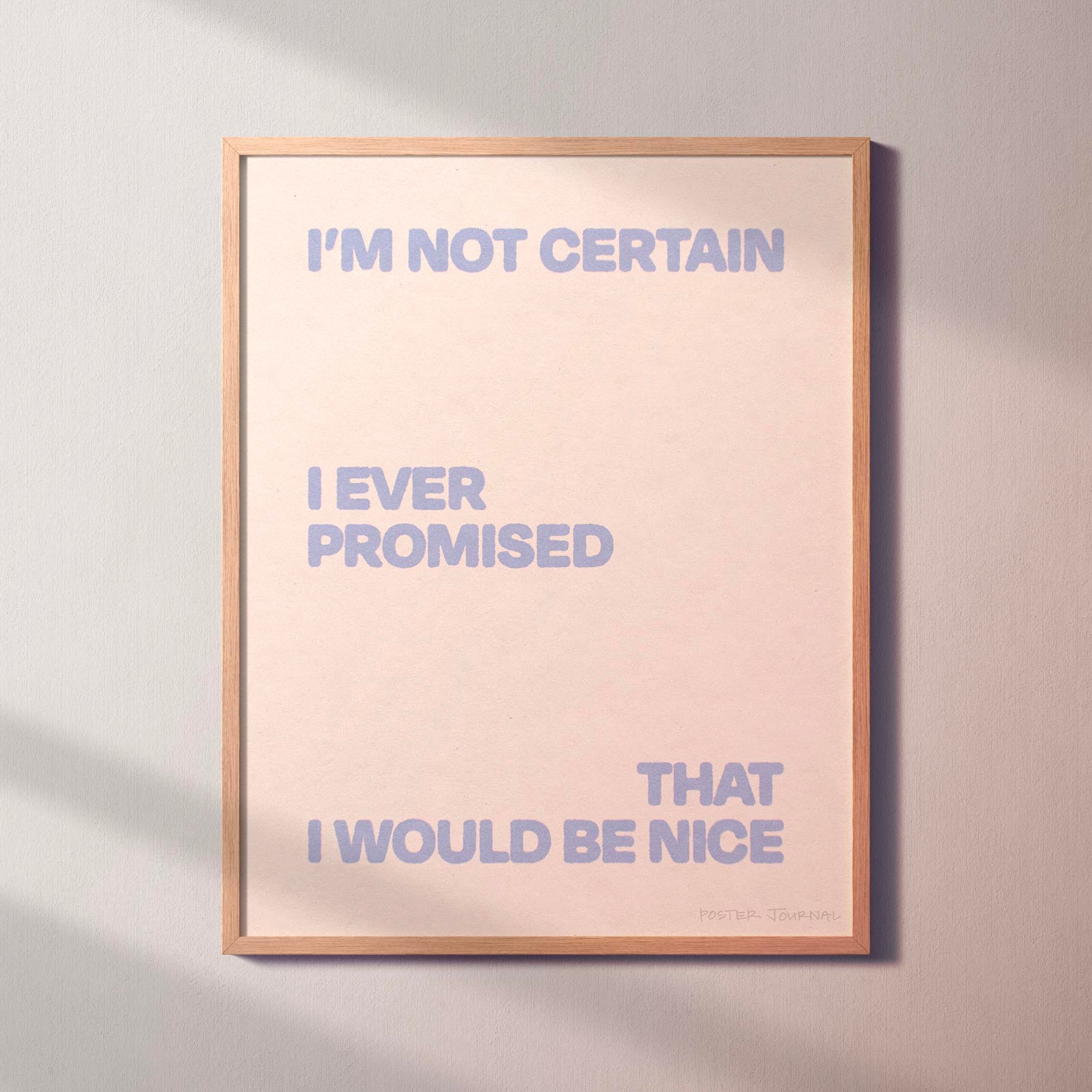 PROMISED PRINT