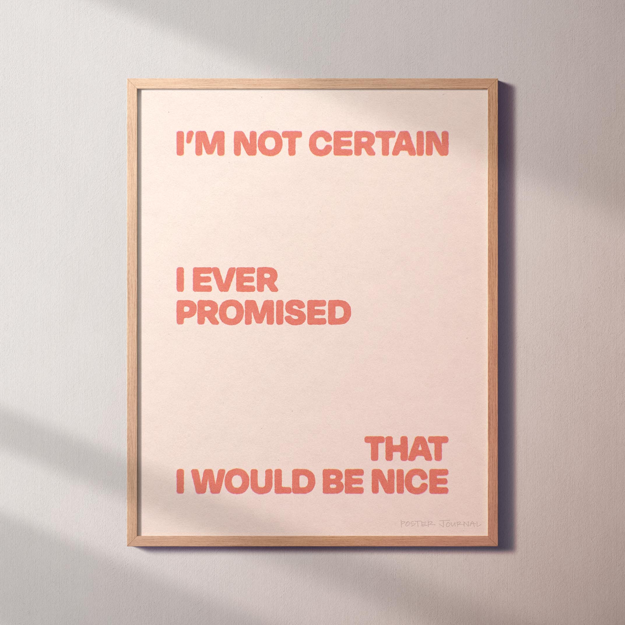 PROMISED PRINT