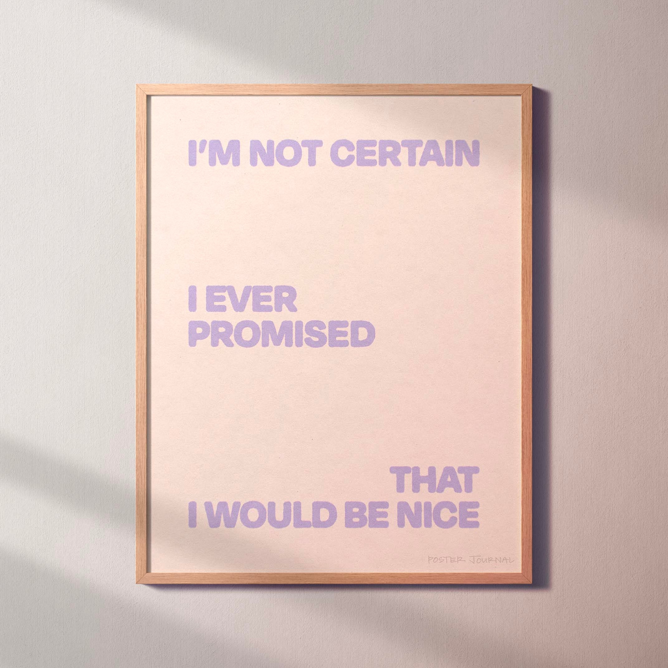 PROMISED PRINT