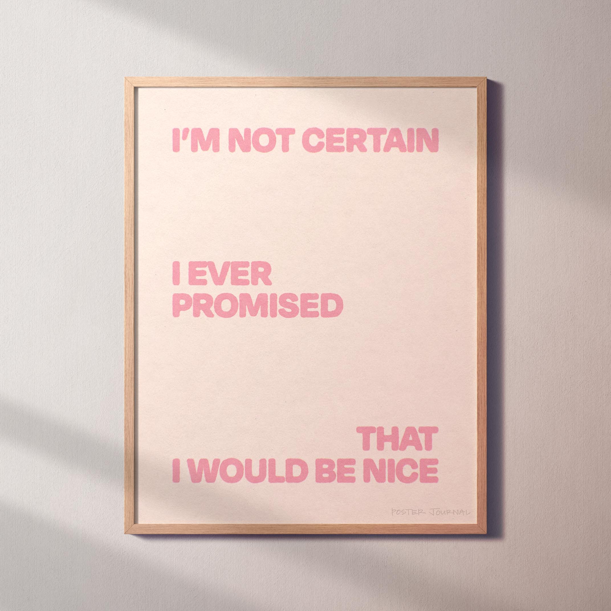 PROMISED PRINT