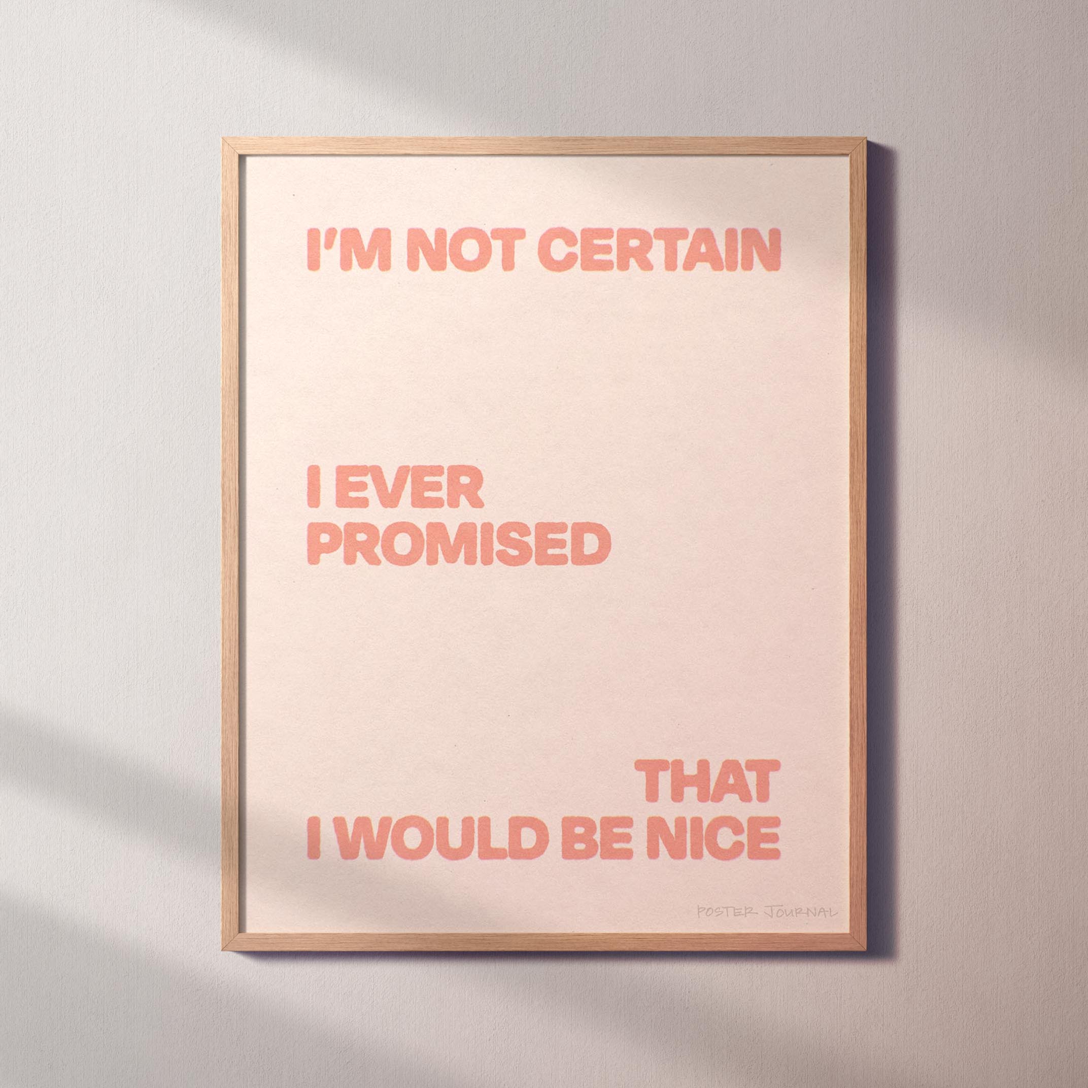 PROMISED PRINT