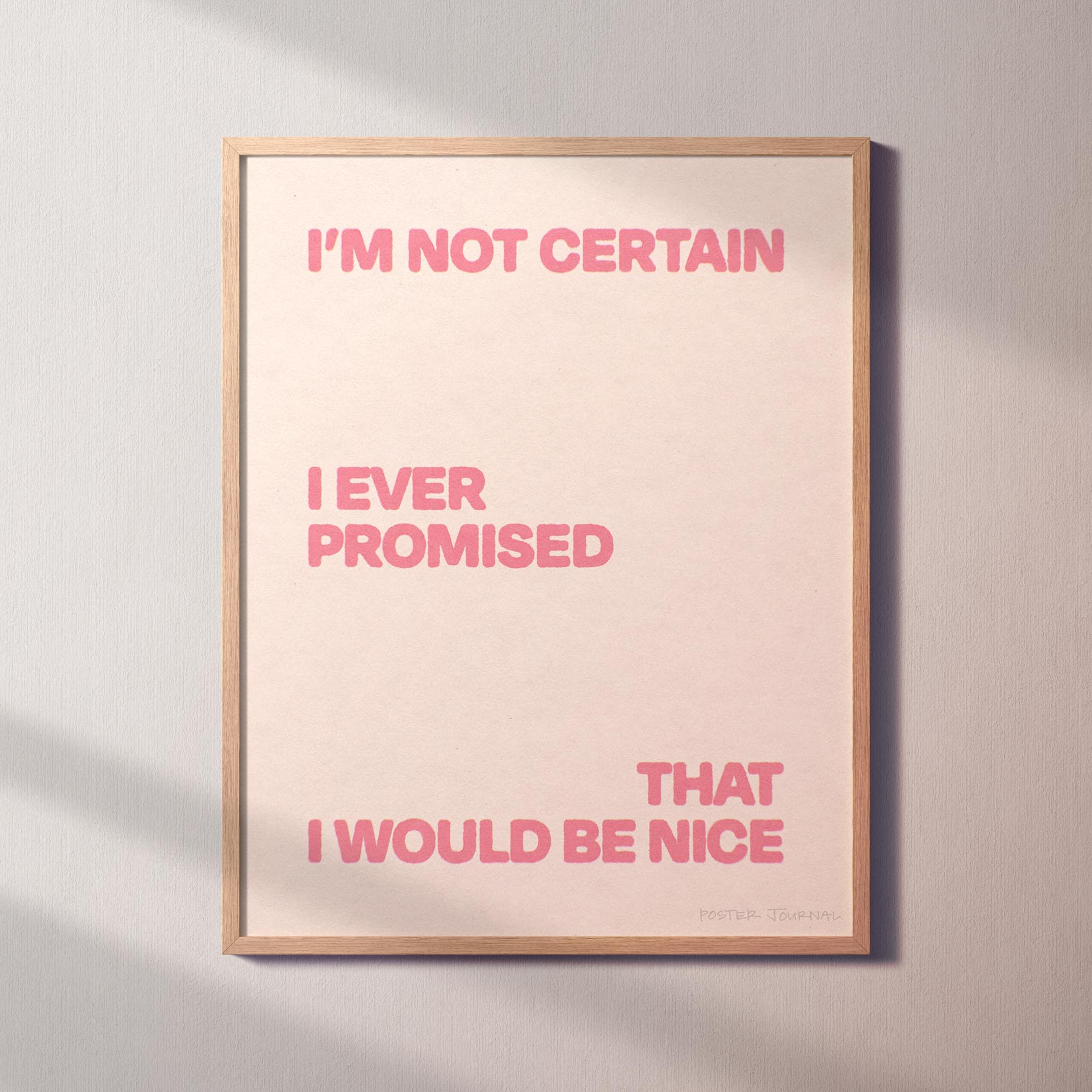 PROMISED PRINT